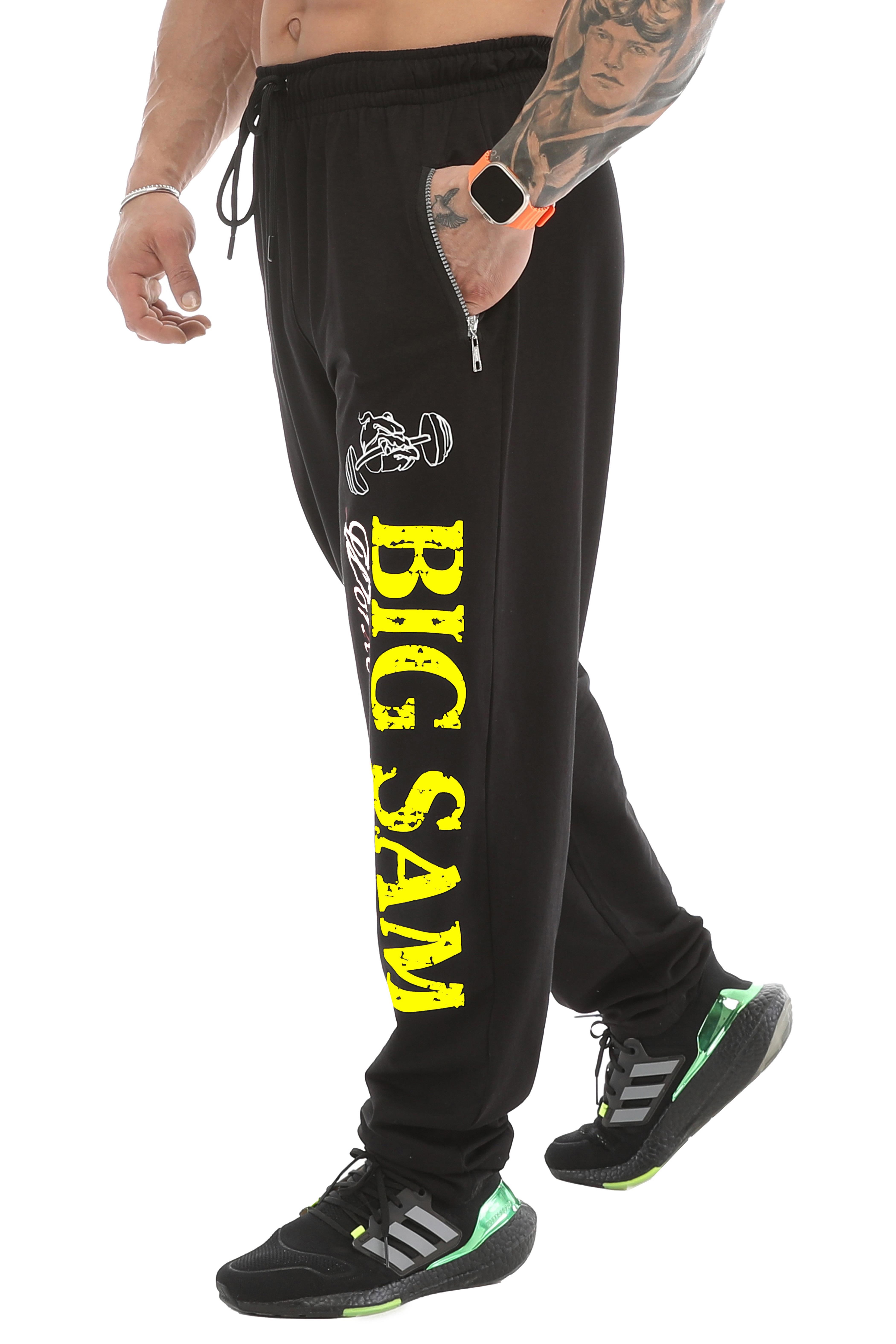 Loose Fit Fermuarlı Cepli Eşofman Altı Yazlık Spor Pantolon Big Sam 1092