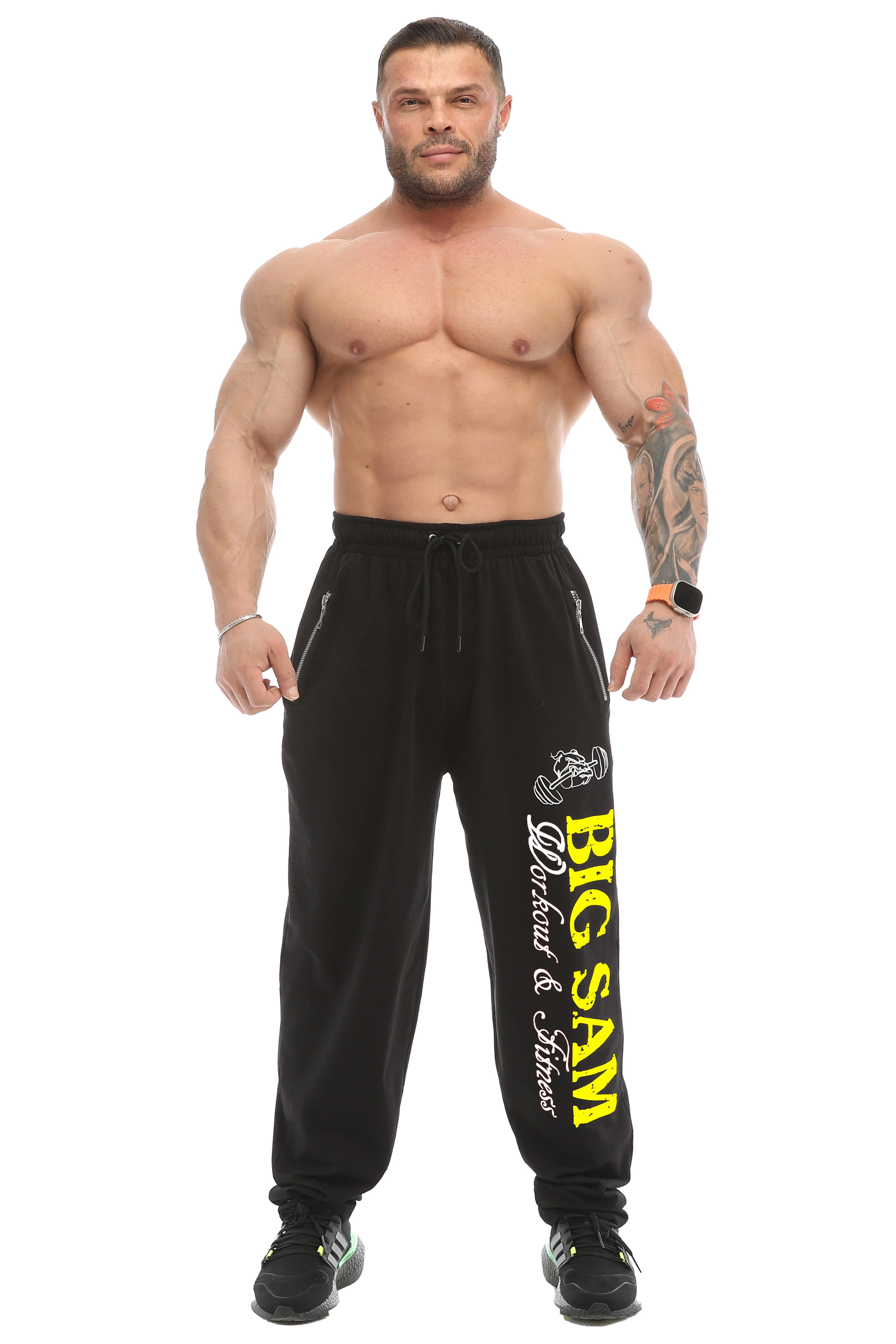 Loose Fit Fermuarlı Cepli Eşofman Altı Yazlık Spor Pantolon Big Sam 1092