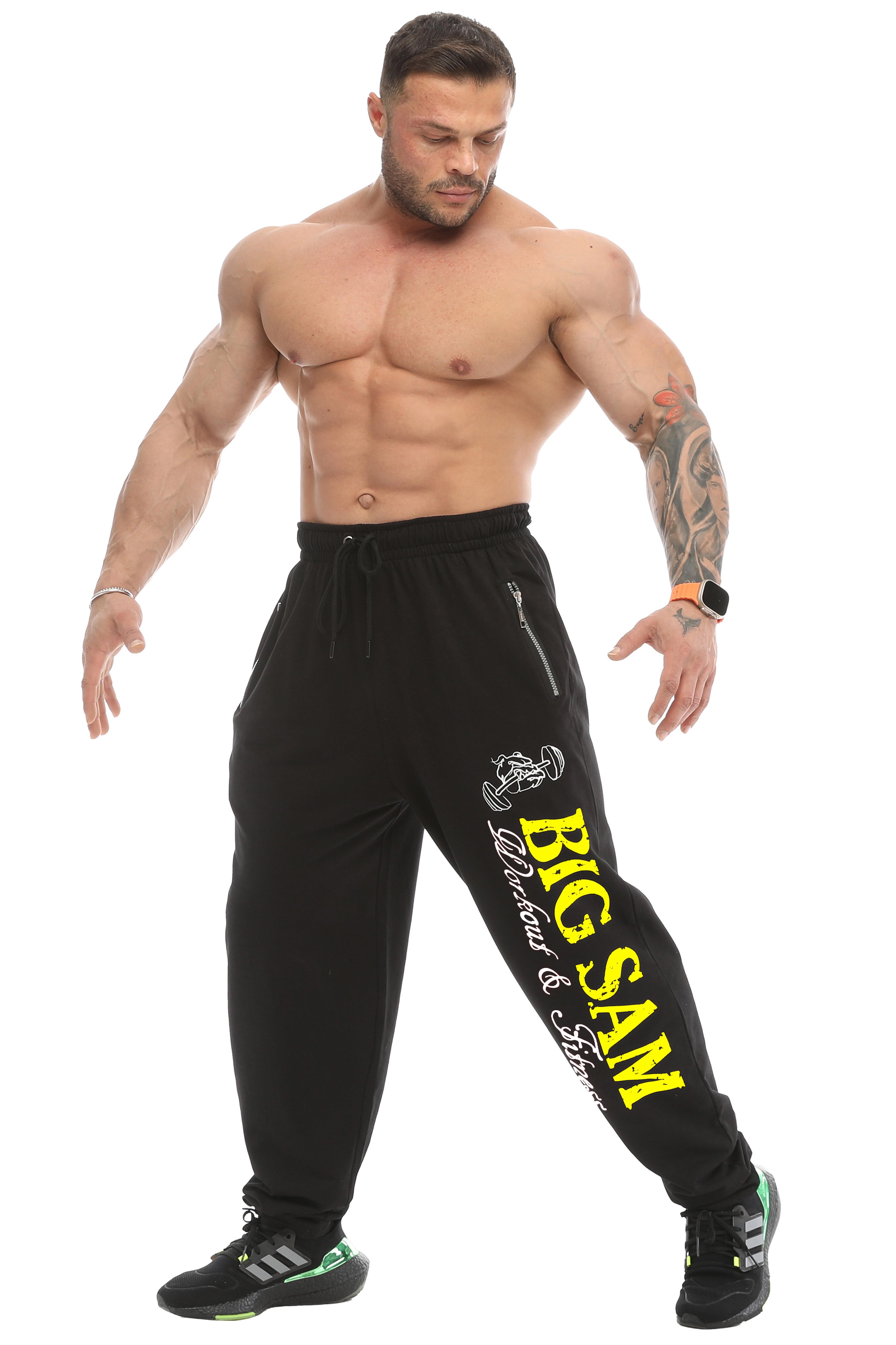Loose Fit Fermuarlı Cepli Eşofman Altı Yazlık Spor Pantolon Big Sam 1092