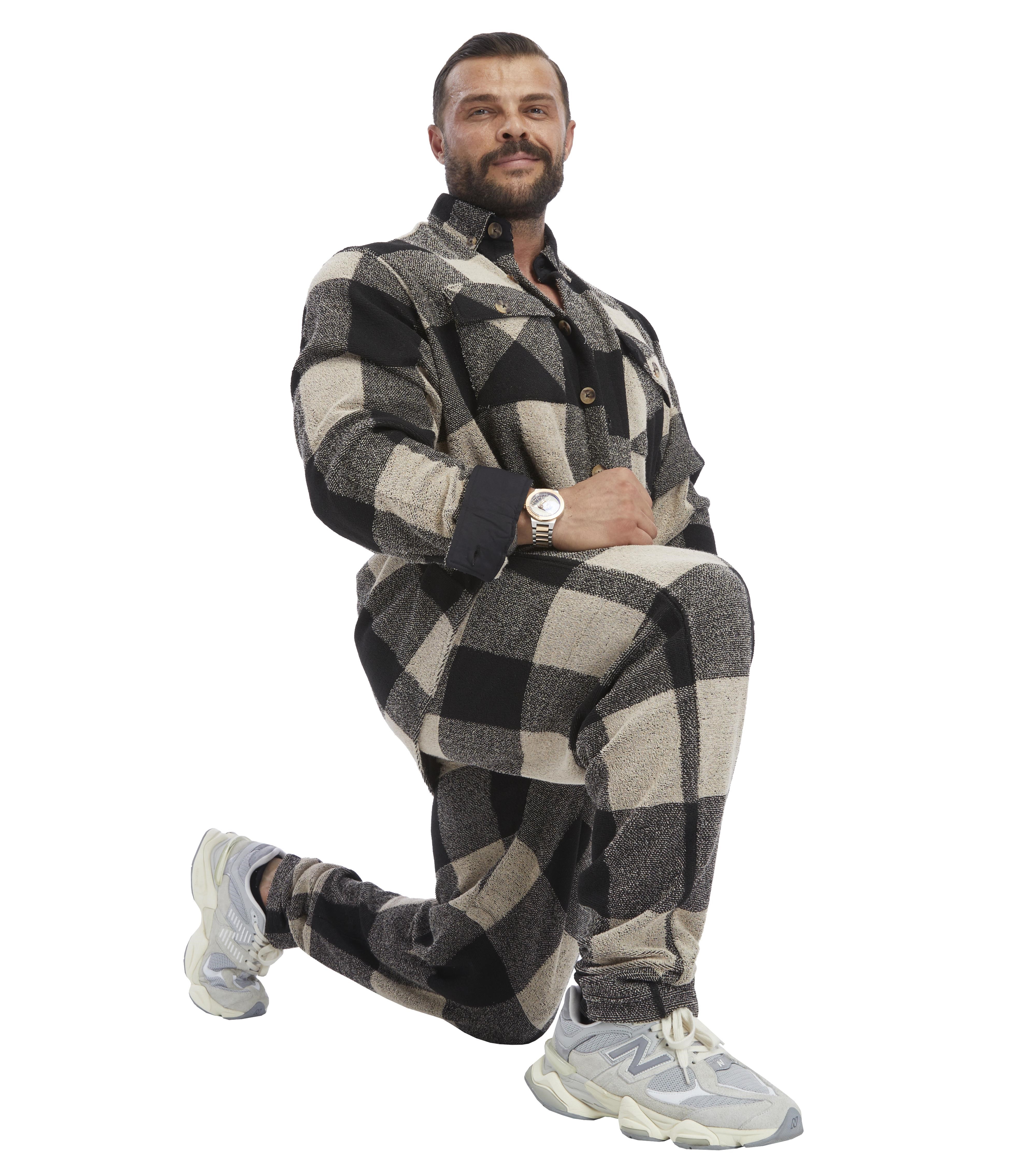 Loose Fit Havlu Kışlık Eşofman Altı BGSM PNT1304