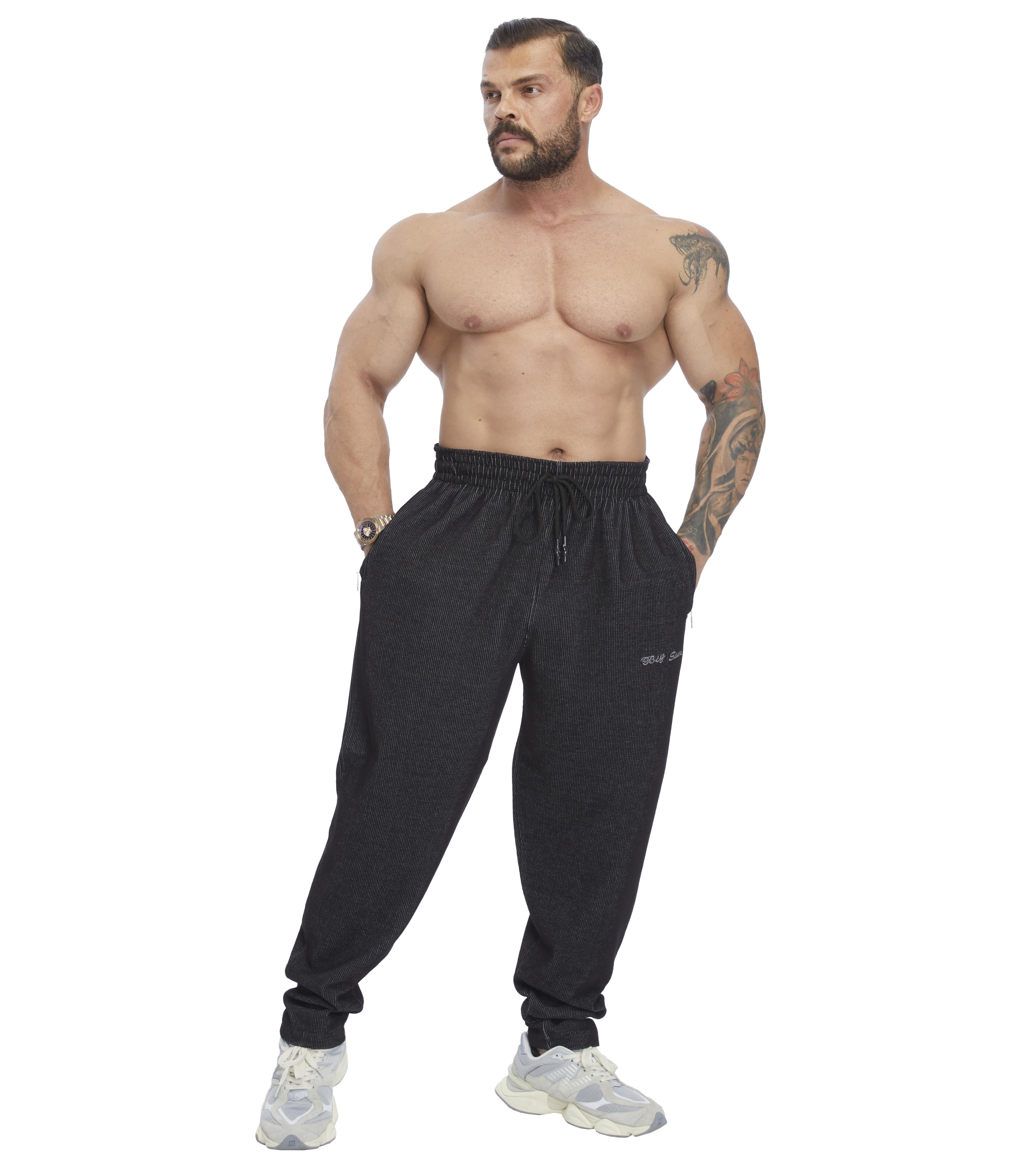 Loose Fit Kışlık Eşofman Altı Fermuarlı Cepli Spor Pantolon BGSM PNT1395