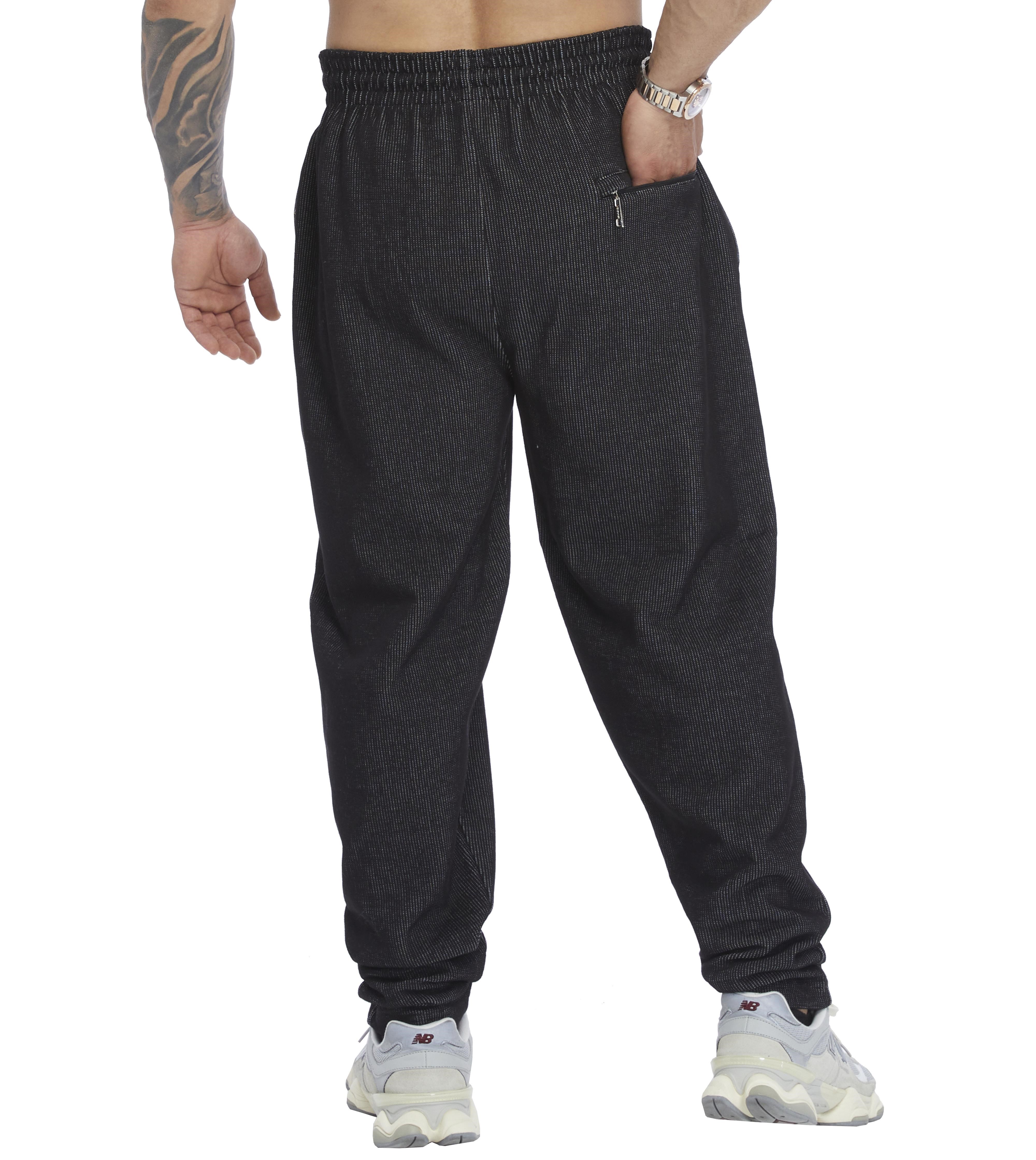 Loose Fit Kışlık Eşofman Altı Fermuarlı Cepli Spor Pantolon BGSM PNT1395