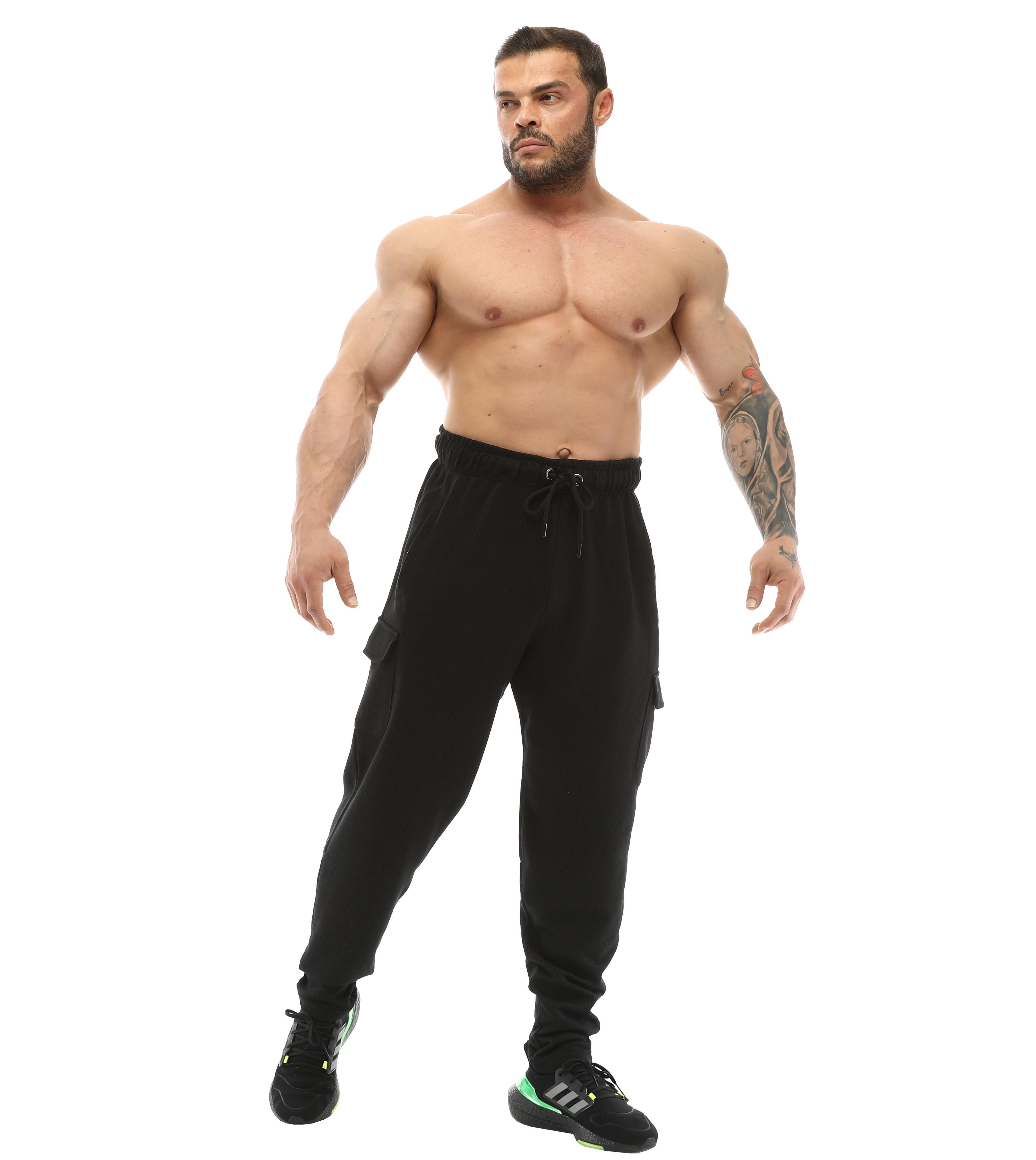 Loose Fit Kışlık Kargo Cepli Eşofman Altı Big Sam 1289