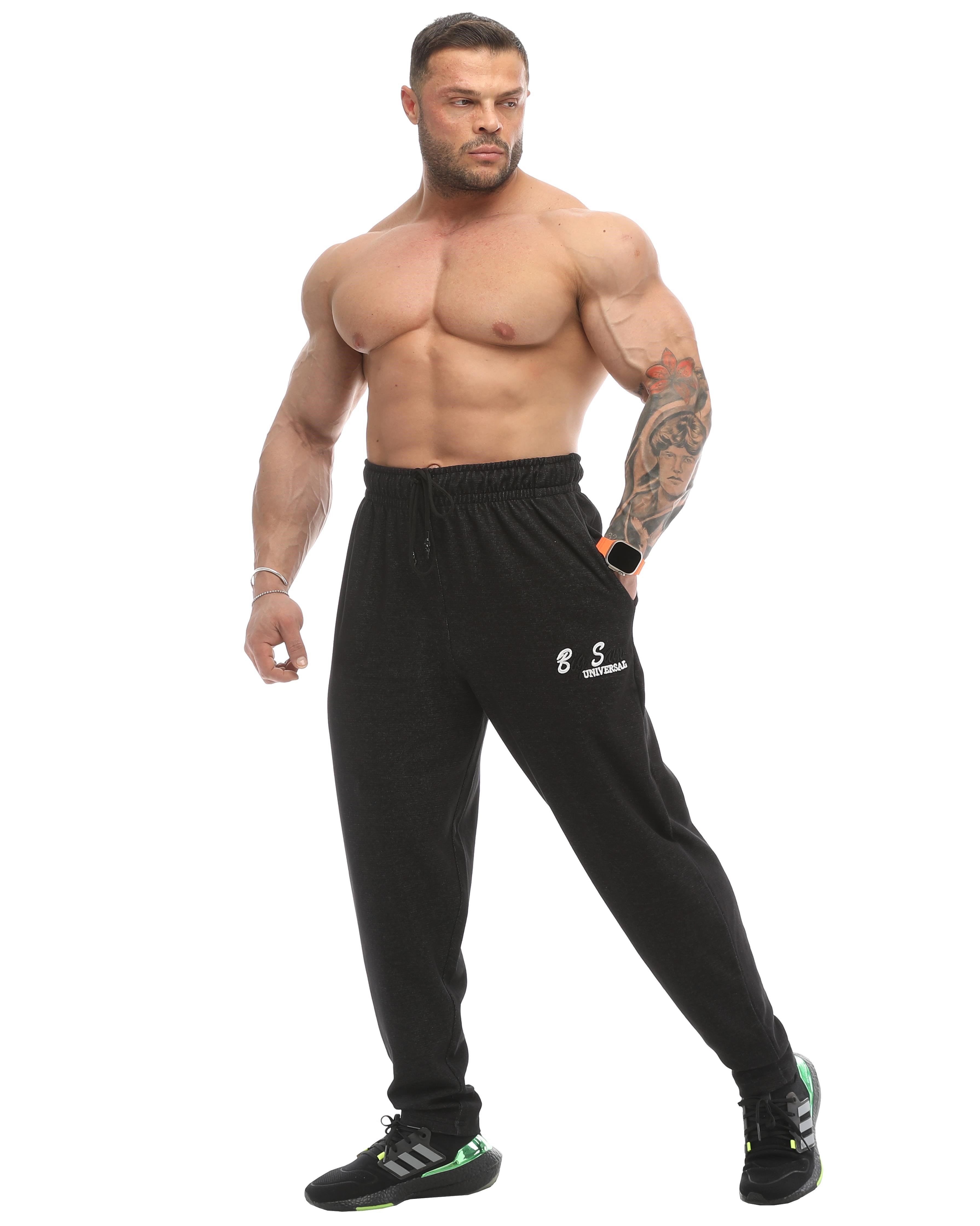 Loose Fit Mevsimlik Eşofman Altı, Pamuklu Body Pantolon Big Sam 1195