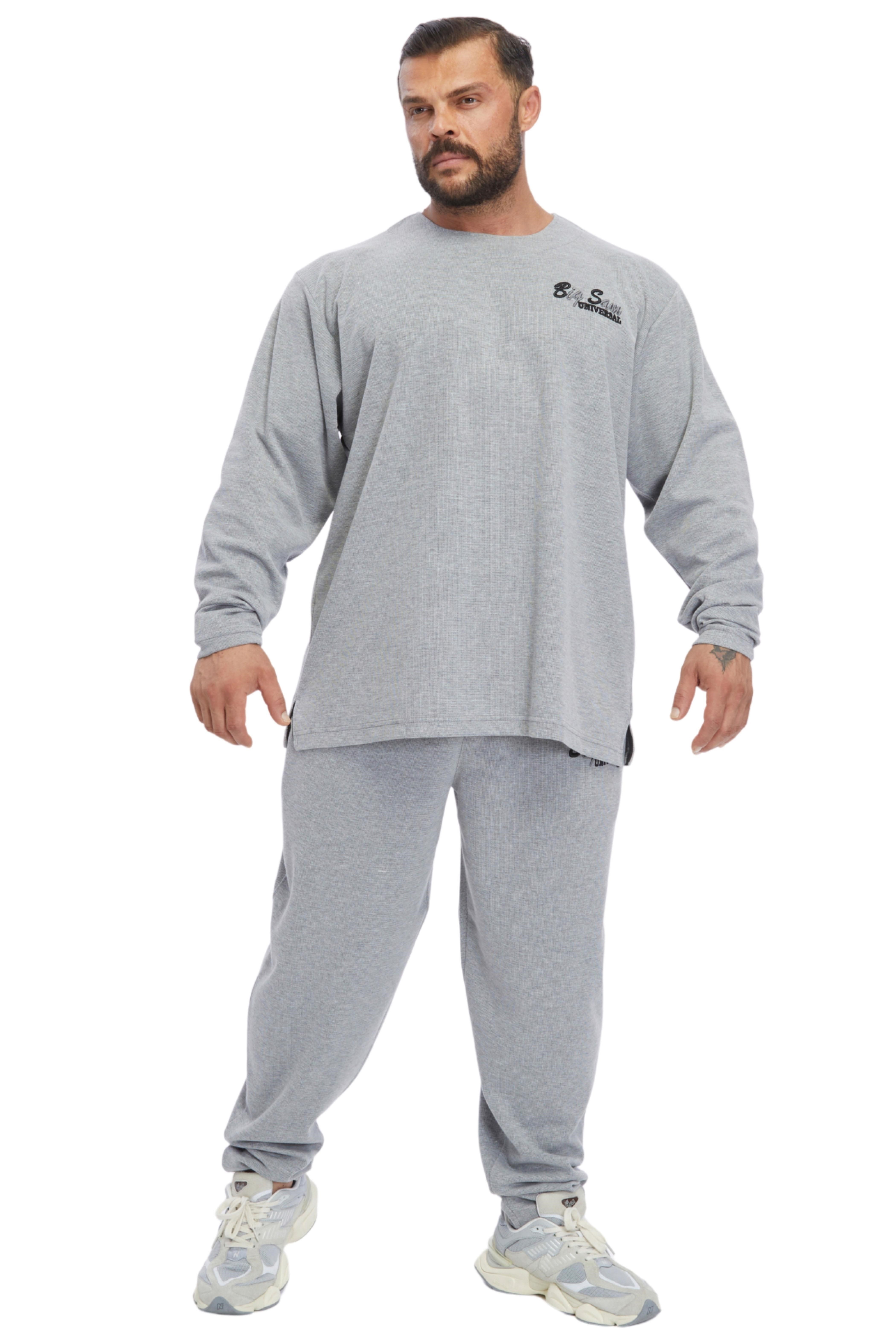 Loose Fit Mevsimlik Eşofman Altı, Pamuklu Body Pantolon Big Sam 1224