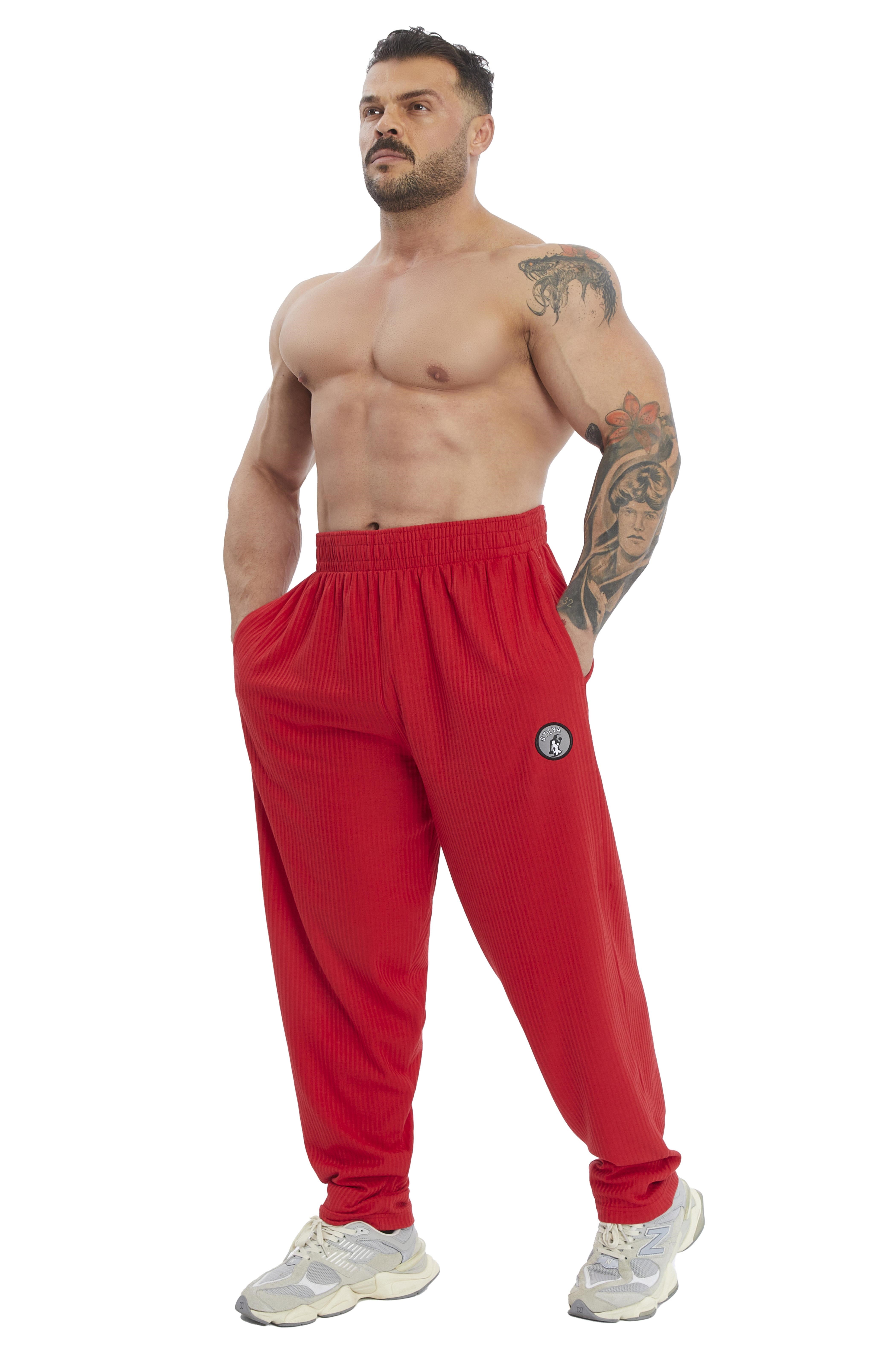 Loose Fit Mevsimlik Pamuklu Eşofman Altı Spor Pantolon Stilya PNT1409