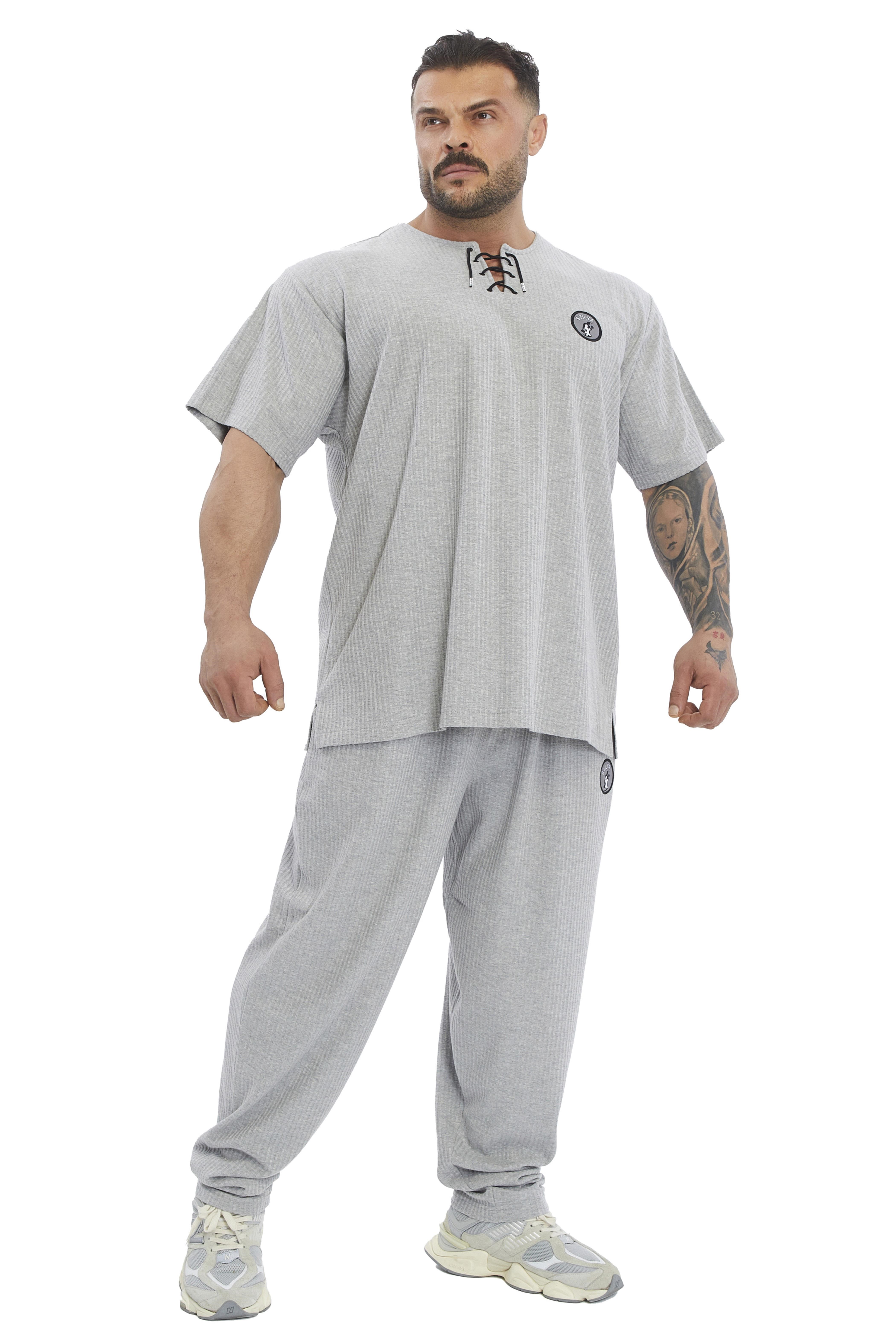 Loose Fit Mevsimlik Pamuklu Eşofman Altı Spor Pantolon Stilya PNT1409