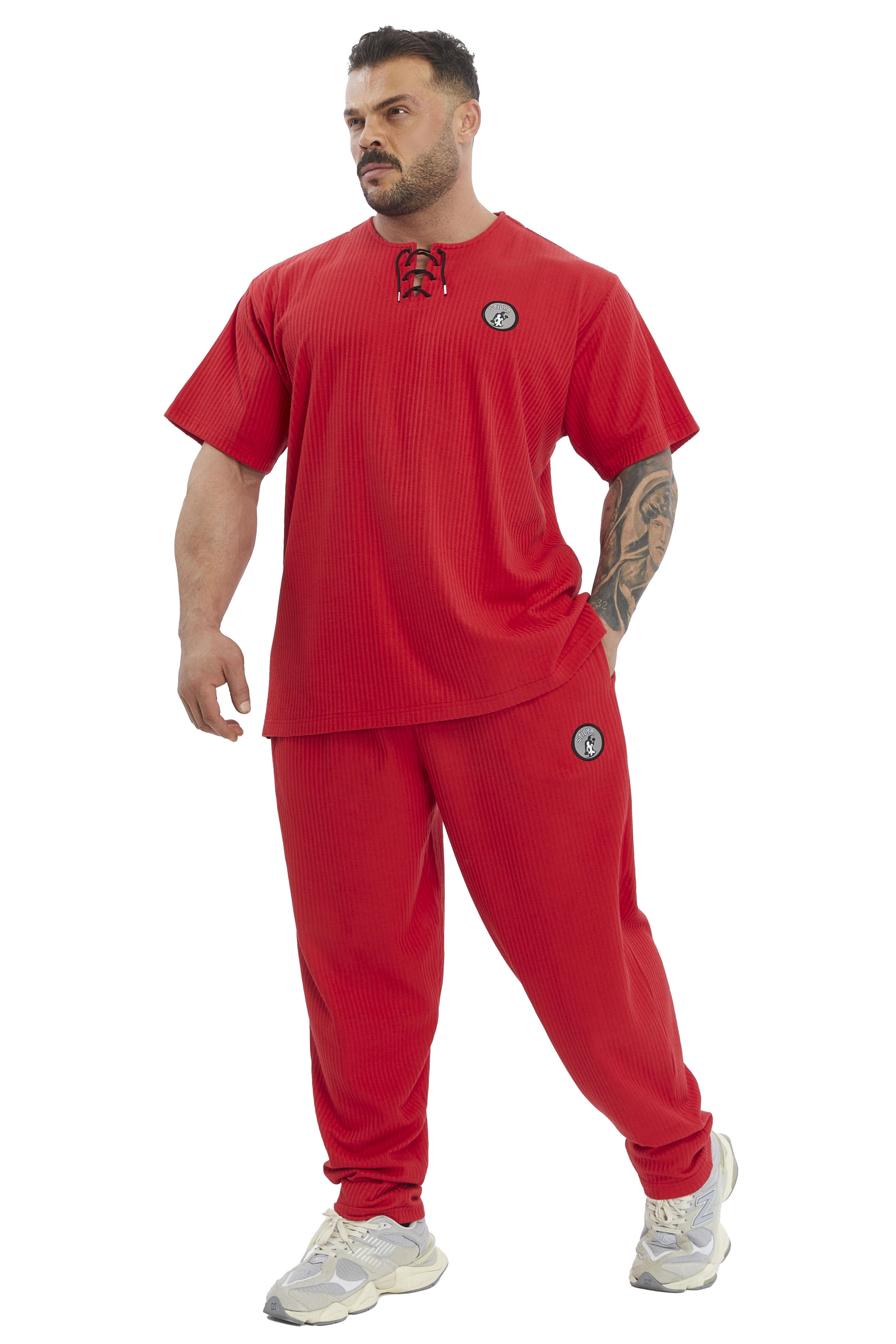 Loose Fit Mevsimlik Pamuklu Eşofman Altı Spor Pantolon Stilya PNT1409
