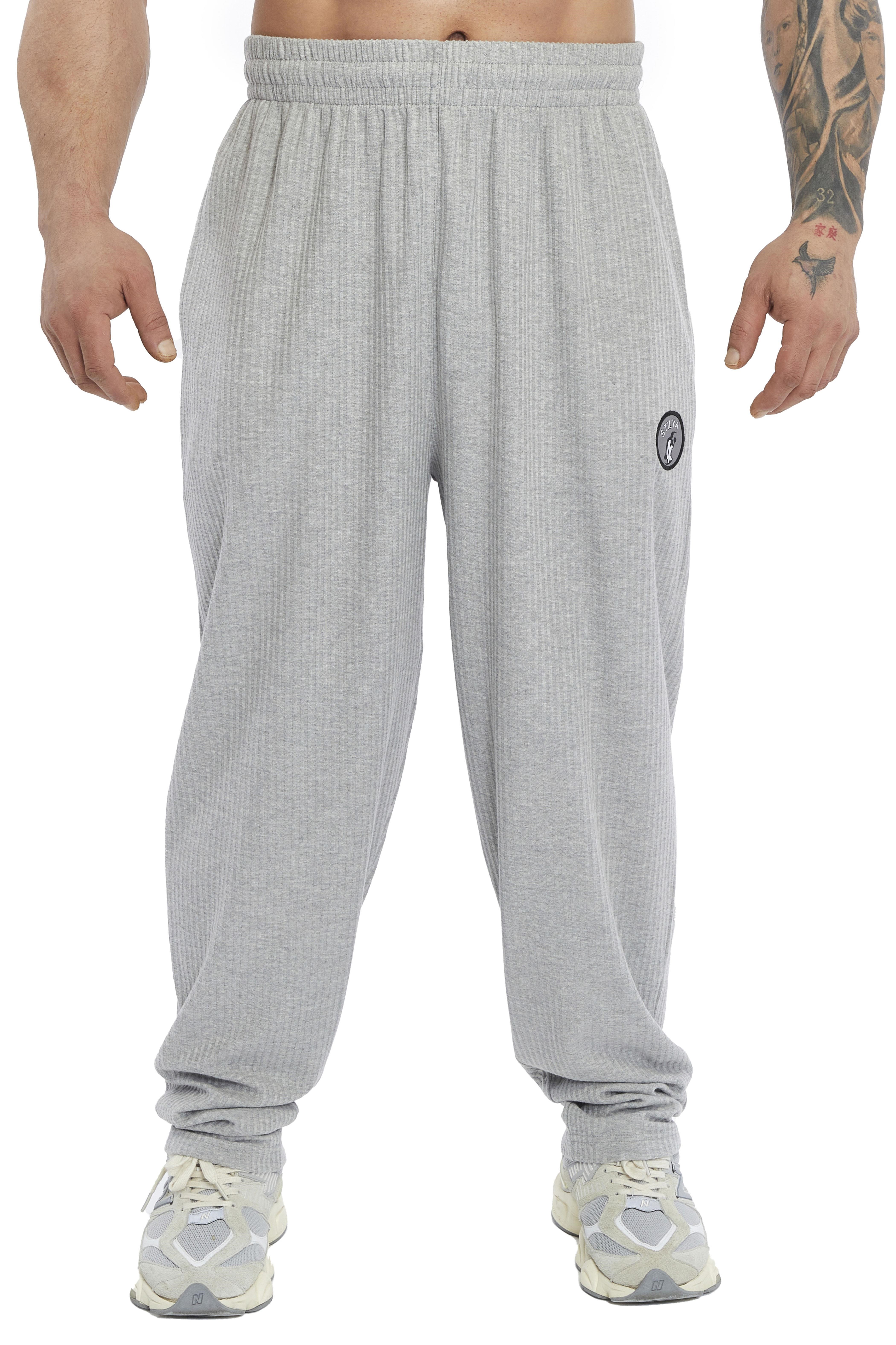 Loose Fit Mevsimlik Pamuklu Eşofman Altı Spor Pantolon Stilya PNT1409