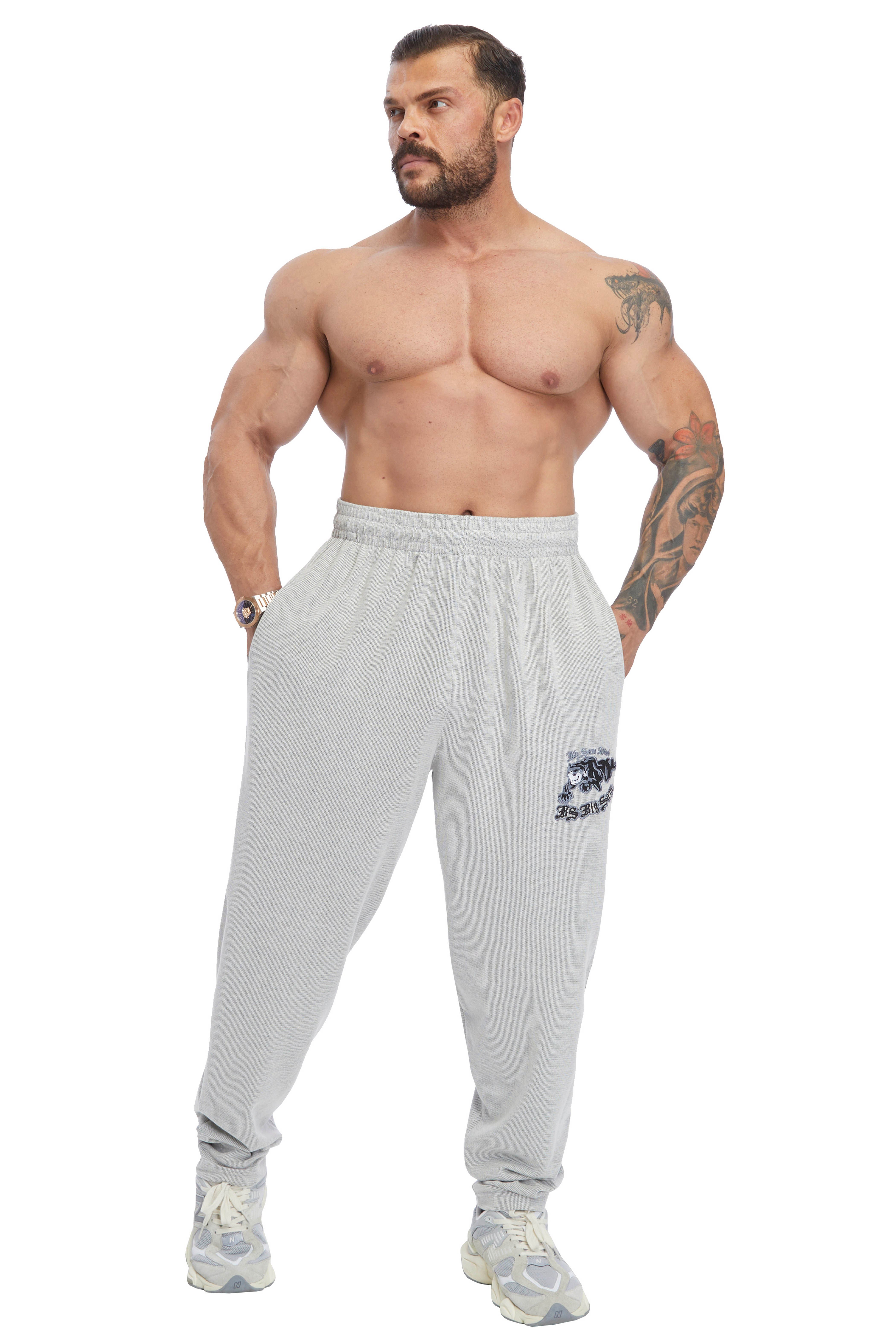 Loose Fit Nakışlı Mevsimlik Eşofman Altı Big Sam PNT1407
