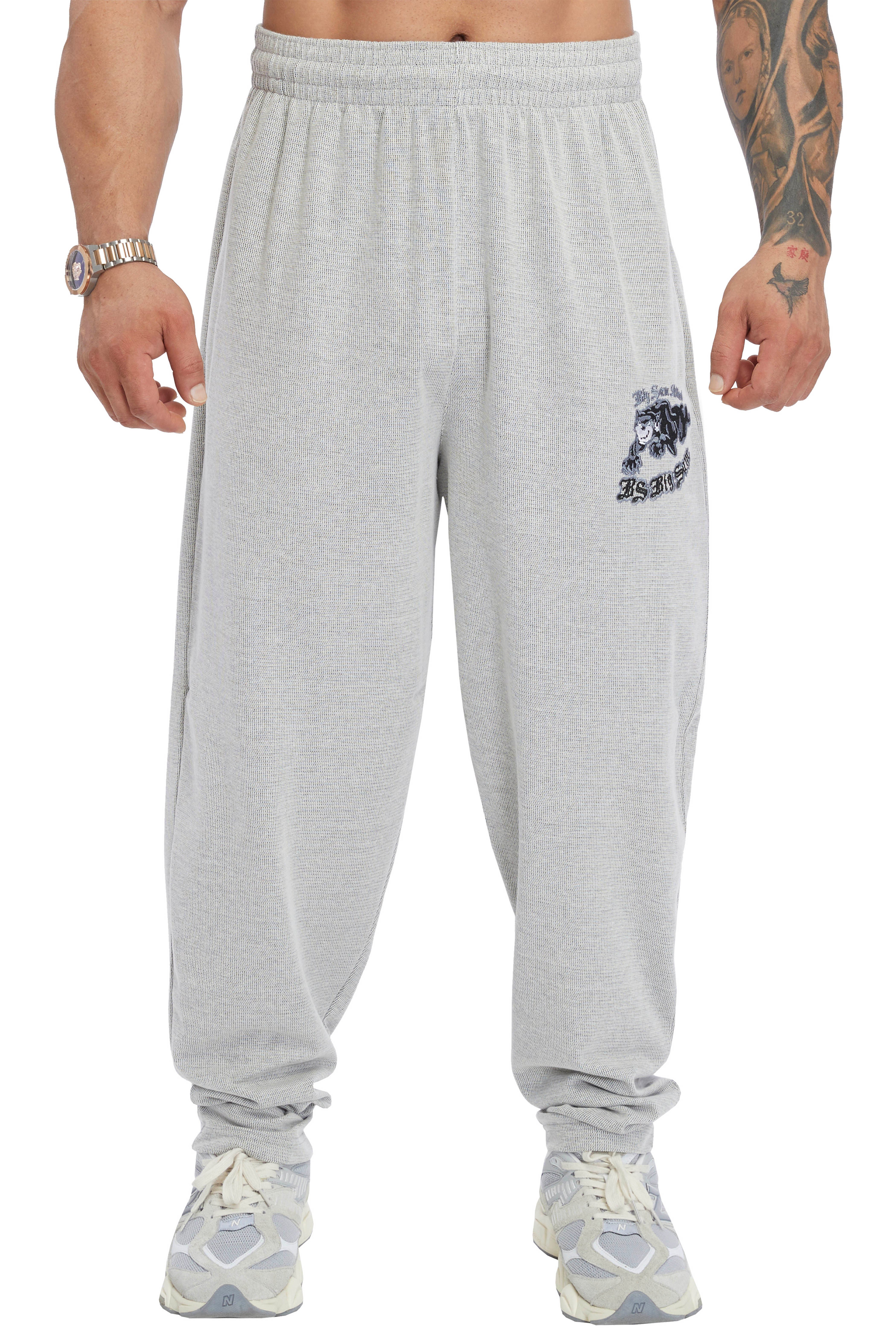 Loose Fit Nakışlı Mevsimlik Eşofman Altı Big Sam PNT1407
