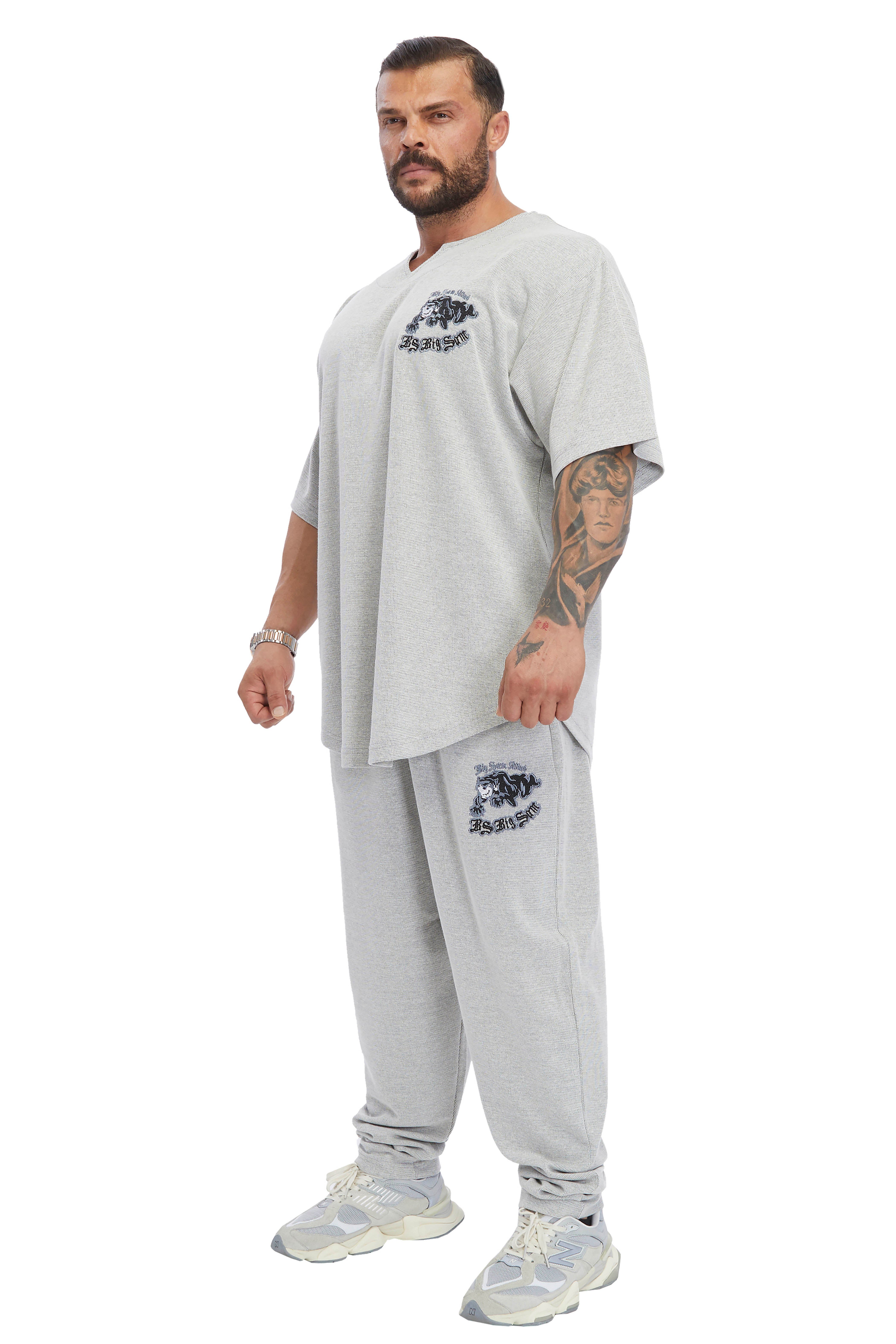Loose Fit Nakışlı Mevsimlik Eşofman Altı Big Sam PNT1407