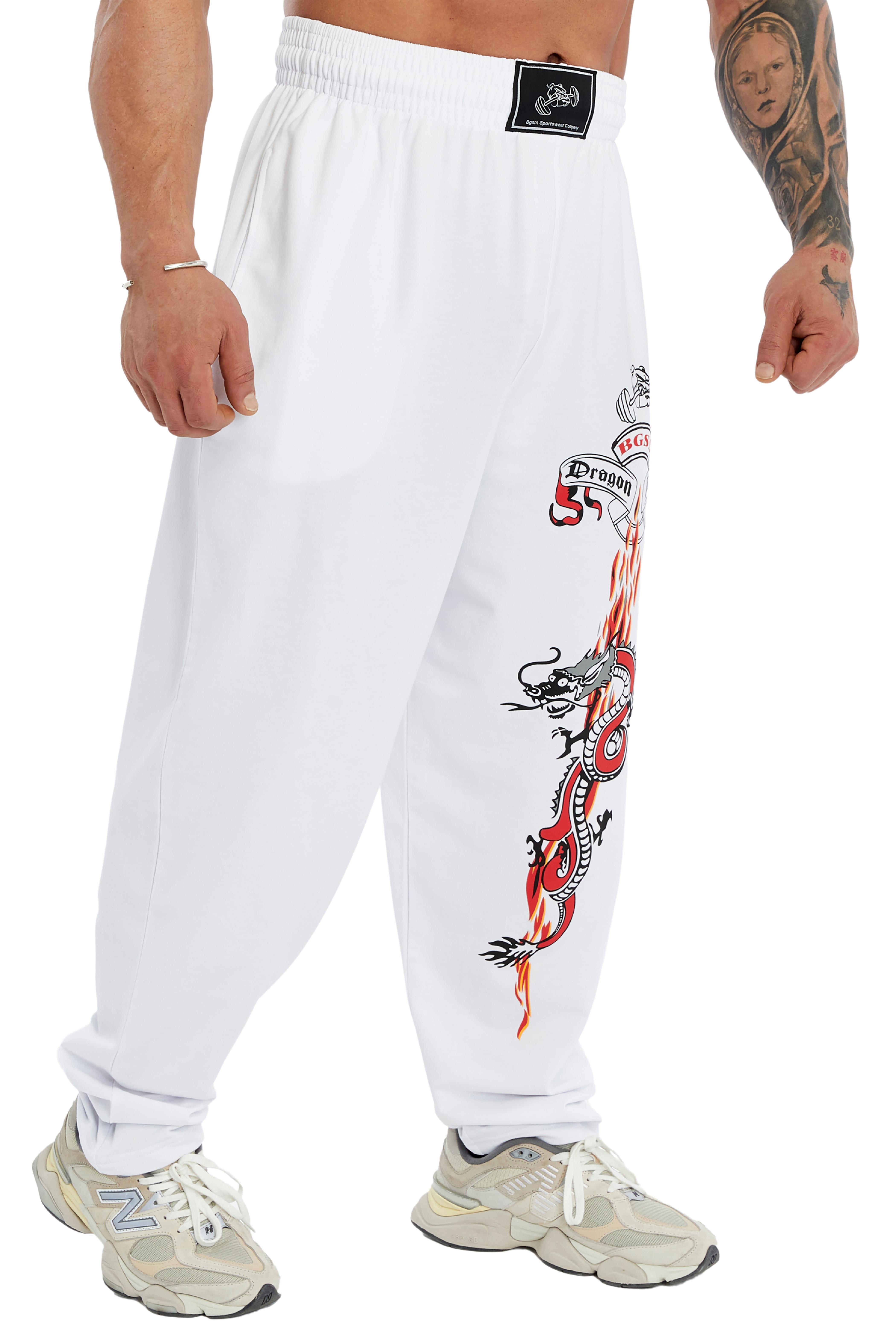 Loose Fit Pamuklu Dragon Gym Eşofman Altı BGSM 1273