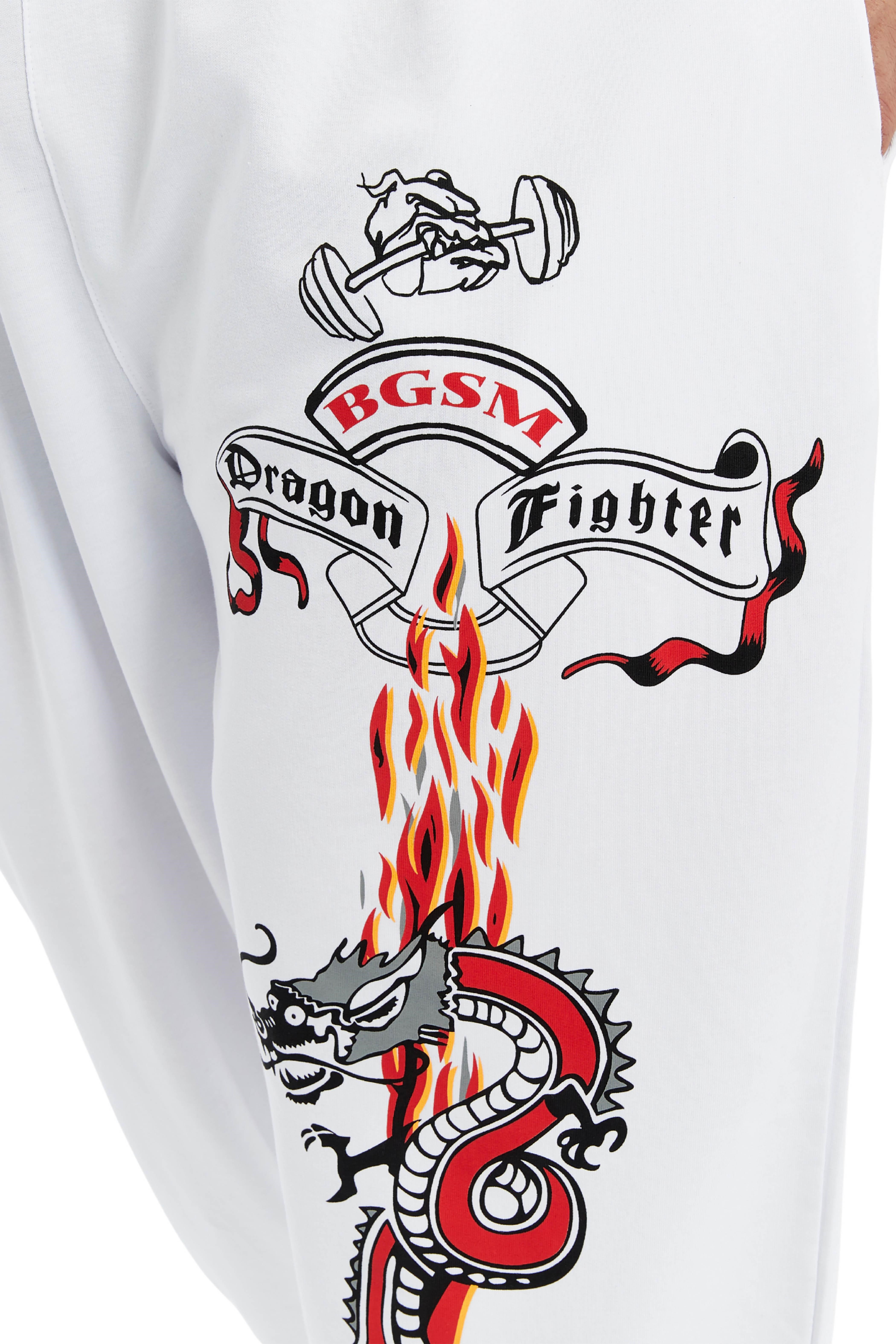 Loose Fit Pamuklu Dragon Gym Eşofman Altı BGSM 1273