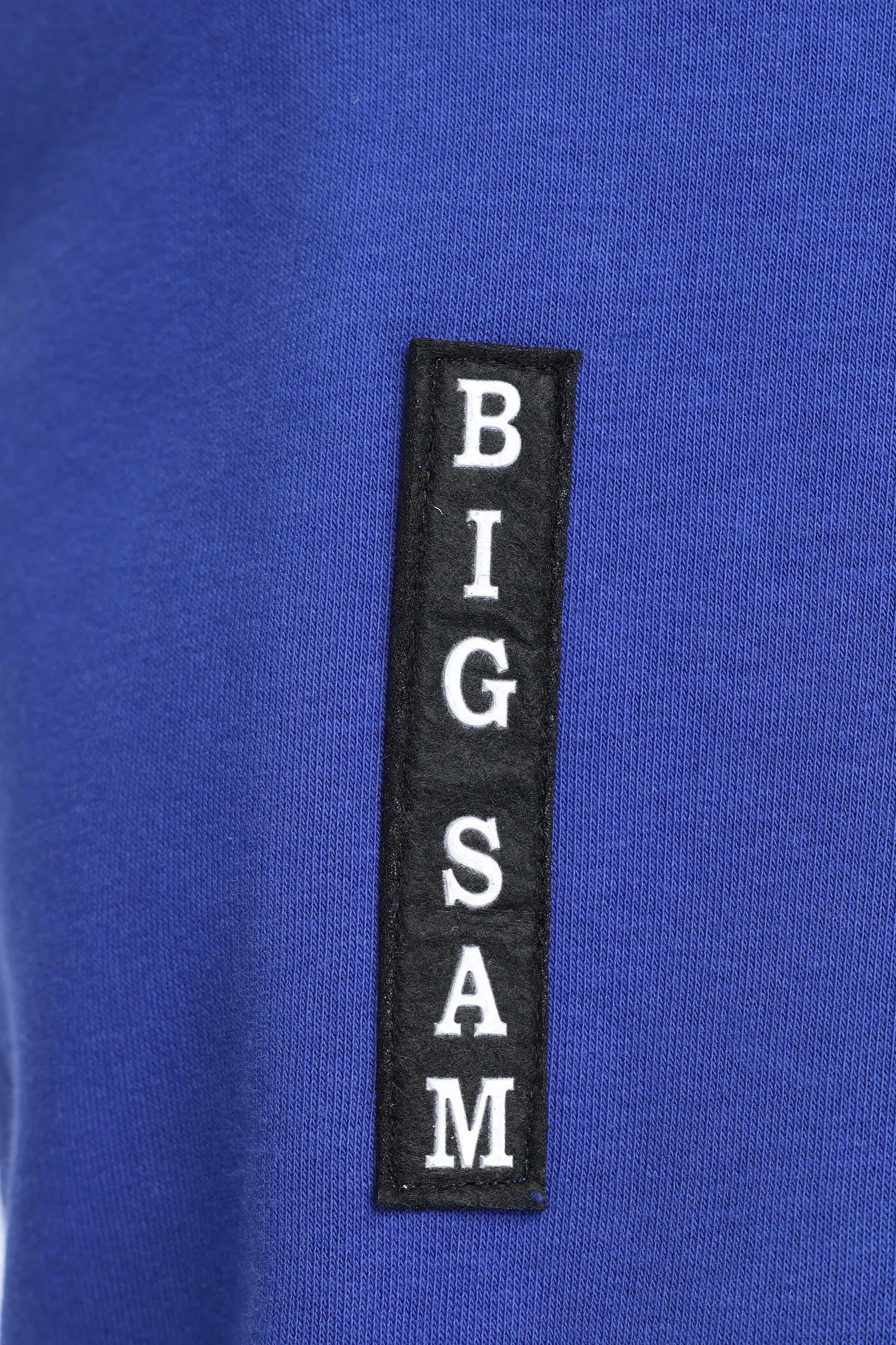 Mavi Ekoseli Kışlık Eşofman Üstü Ceket Big Sam 3586