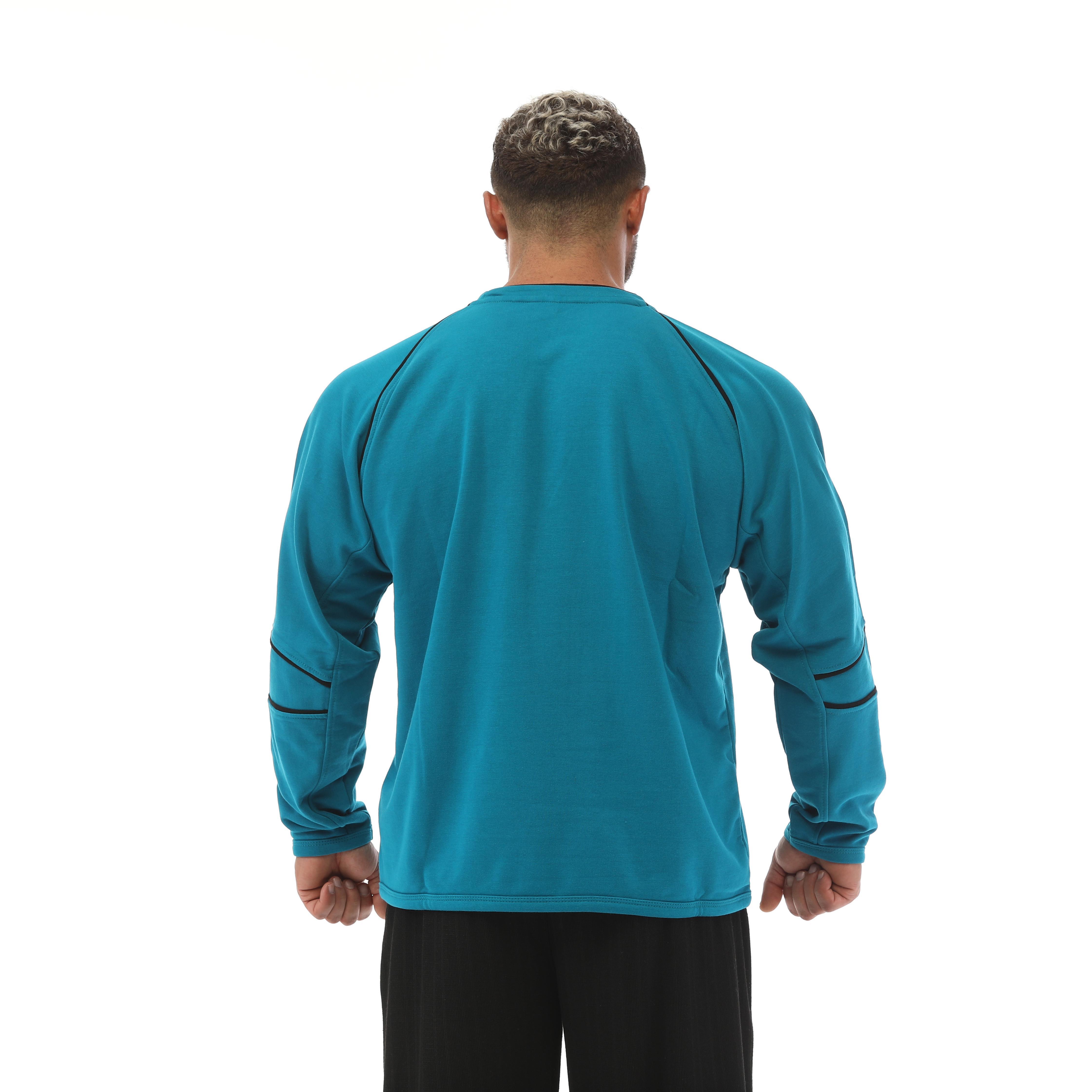 Mavi Kışlık Pamuklu Sweatshirt Big Sam 4670