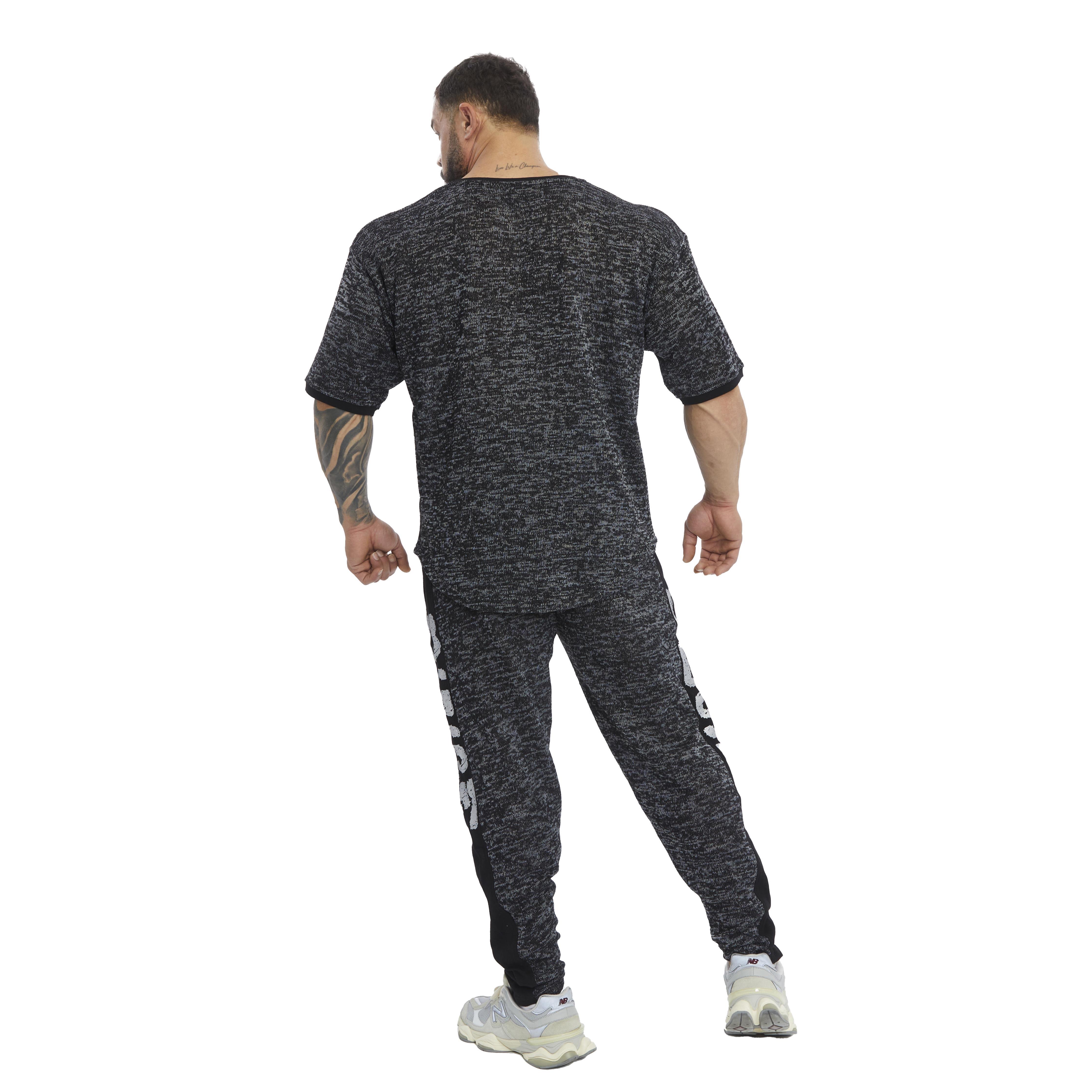 Oversize Antrenman Gym T-shirt Silver Rag Top Big Sam 3321
