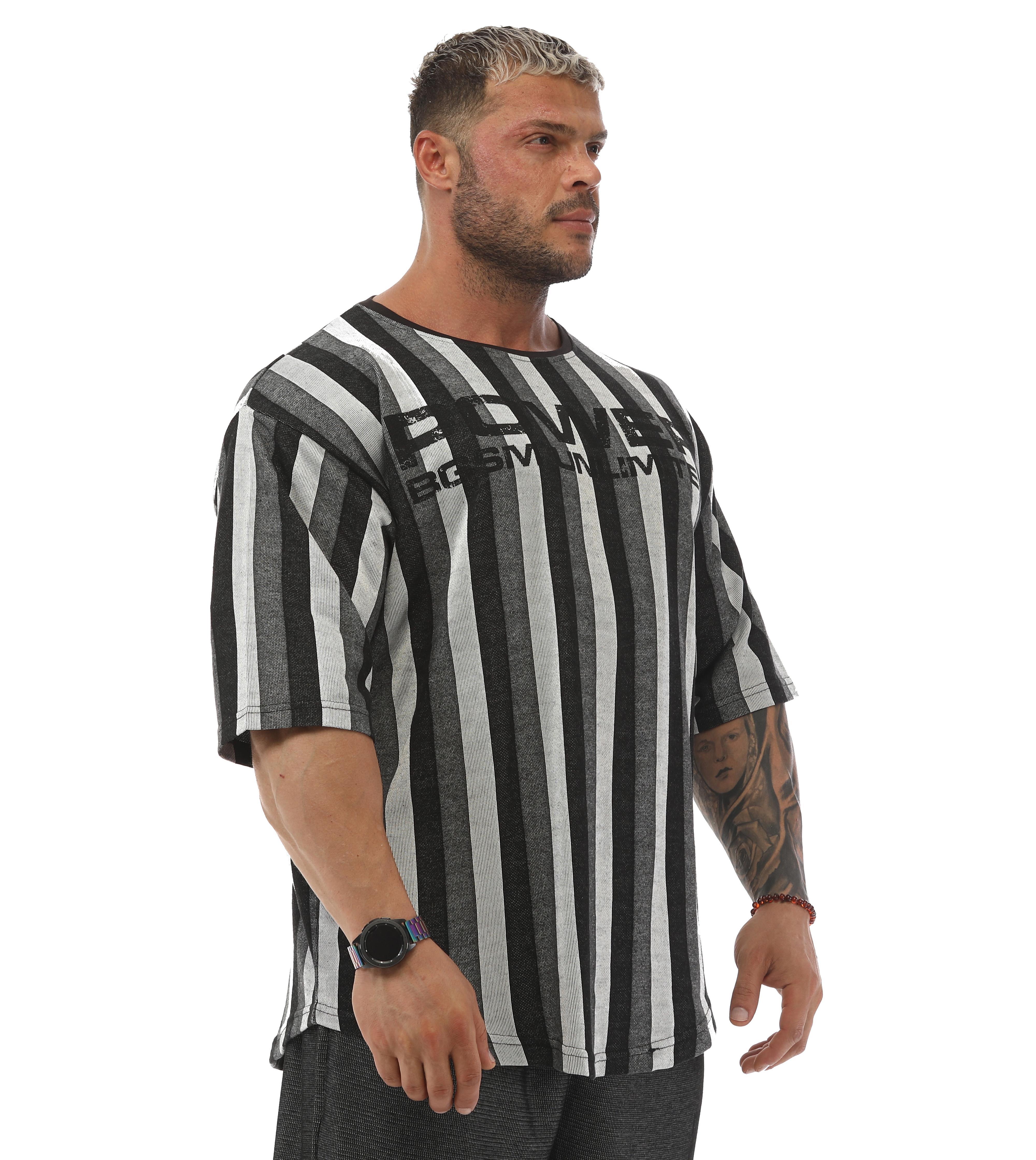 Oversize Antrenman Gym T-shirt Silver Rag Top 3322
