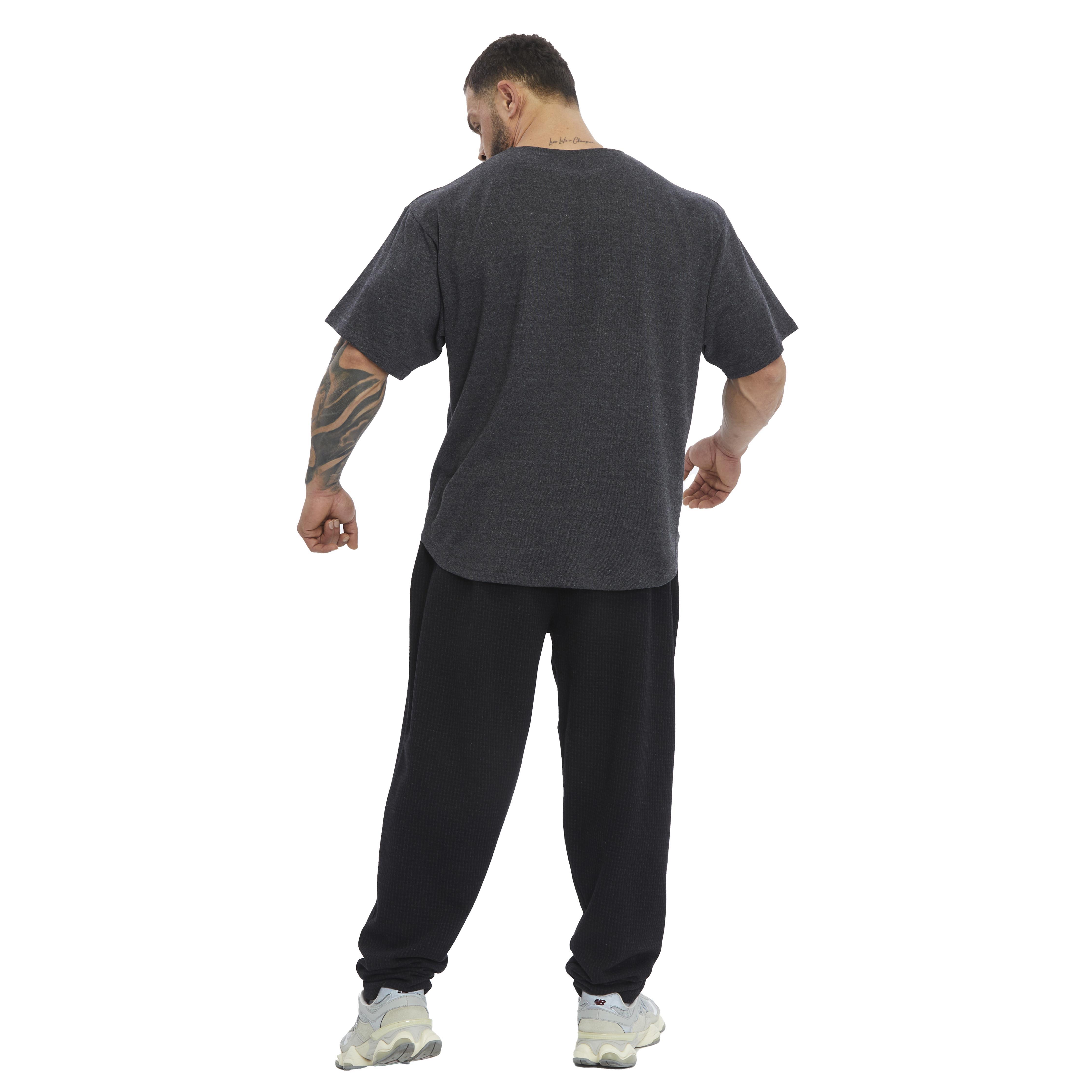 Oversize Antrenman T-shirt Parçalı Rag Top BGSM 3319