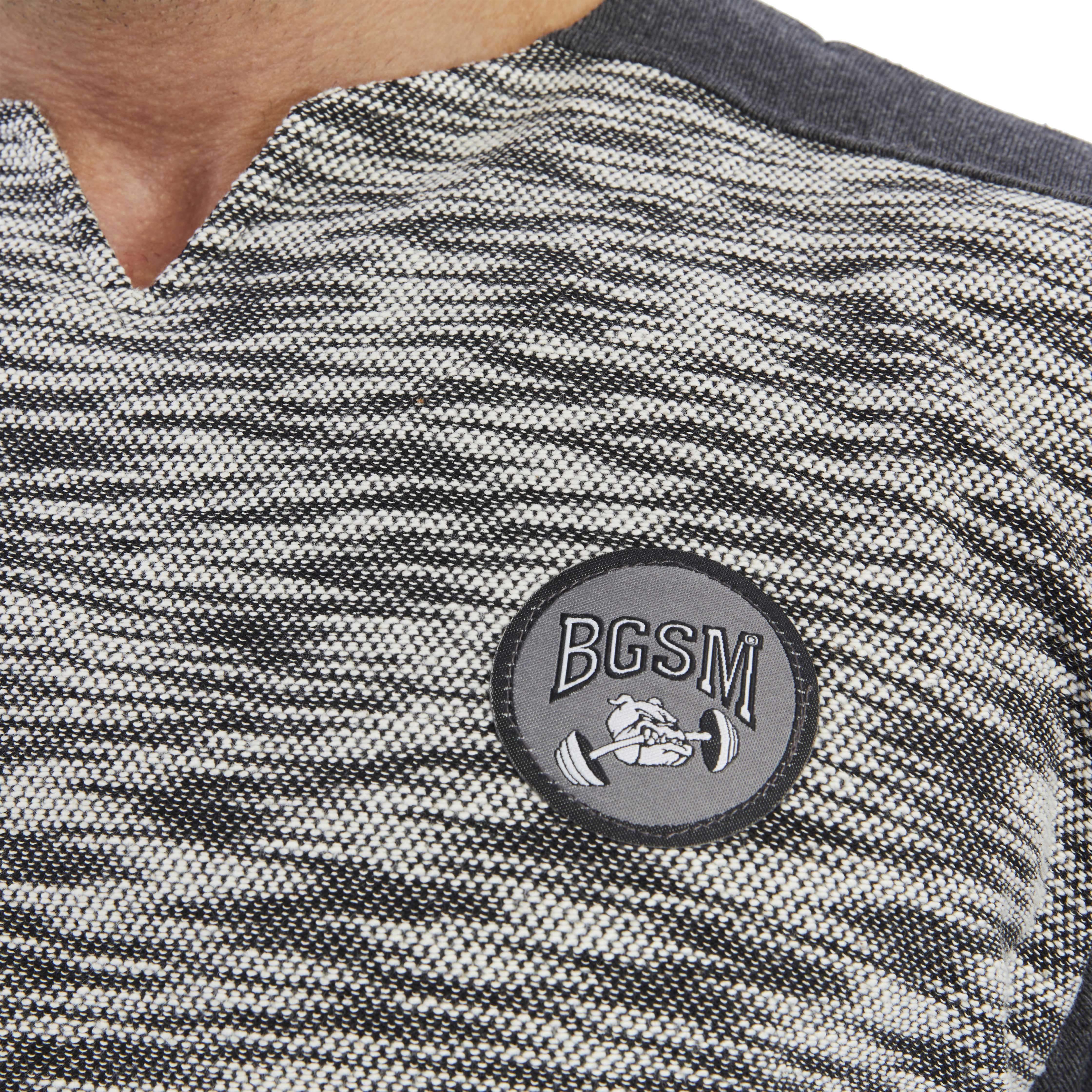 Oversize Antrenman T-shirt Parçalı Rag Top BGSM 3319