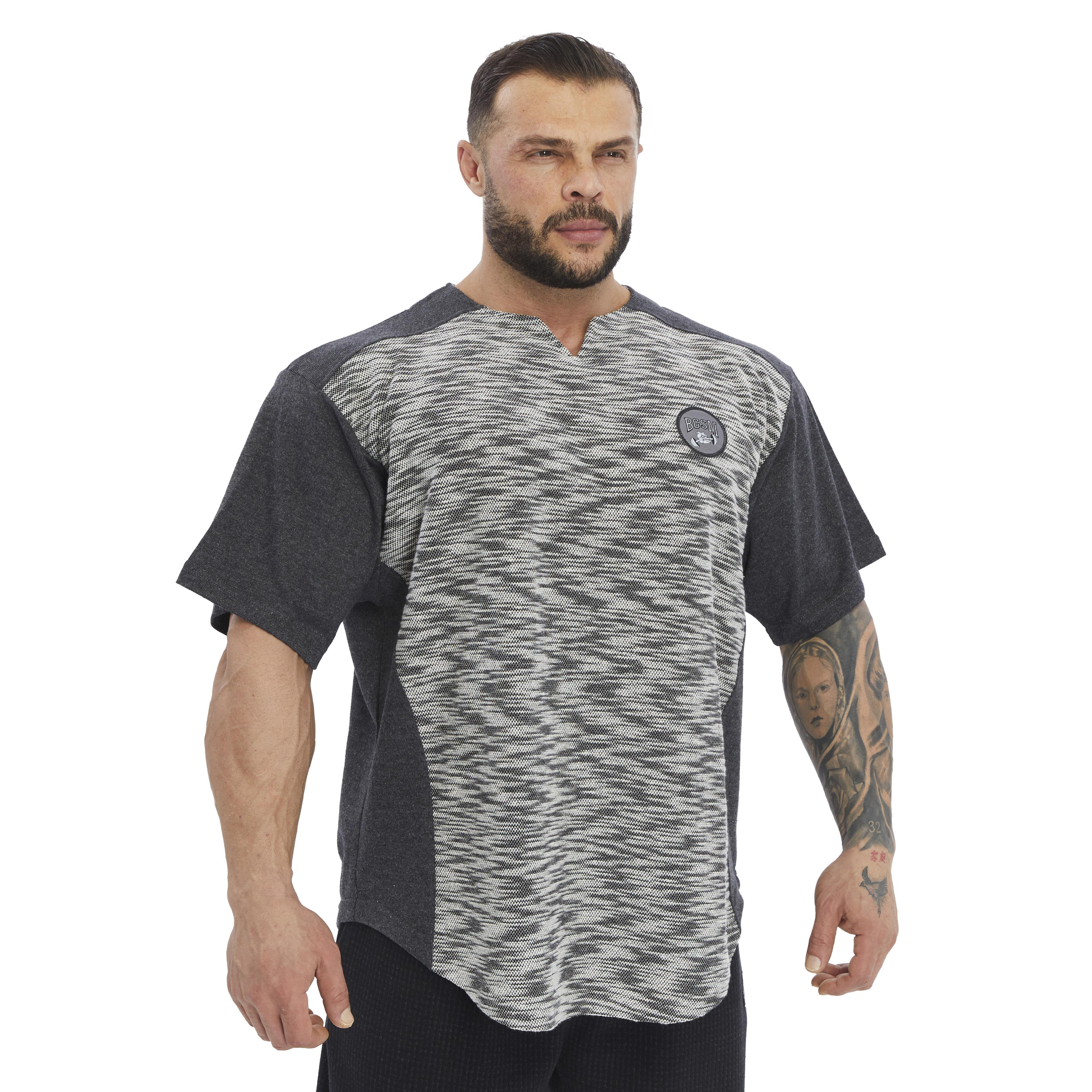 Oversize Antrenman T-shirt Parçalı Rag Top BGSM 3319