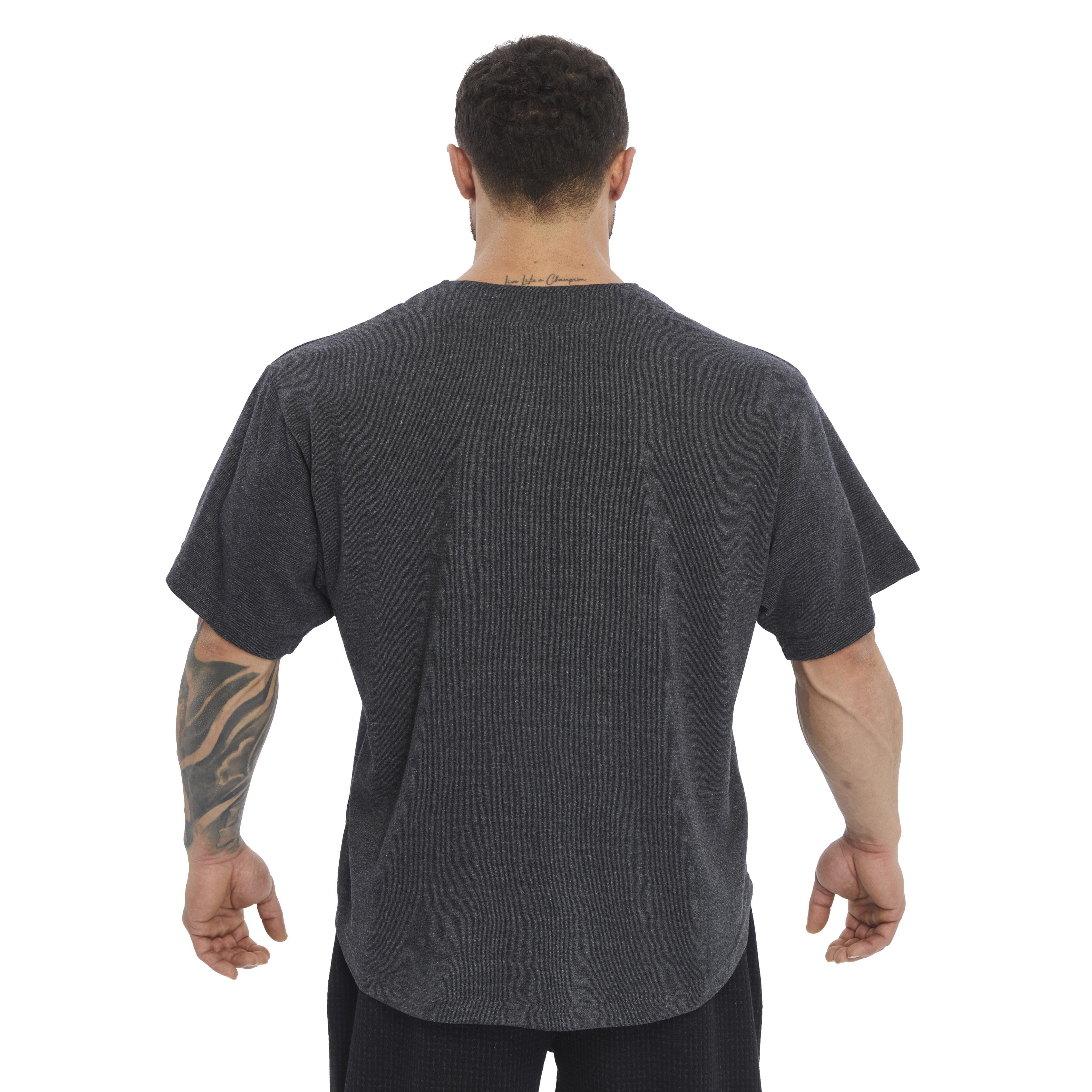 Oversize Antrenman T-shirt Parçalı Rag Top BGSM 3319