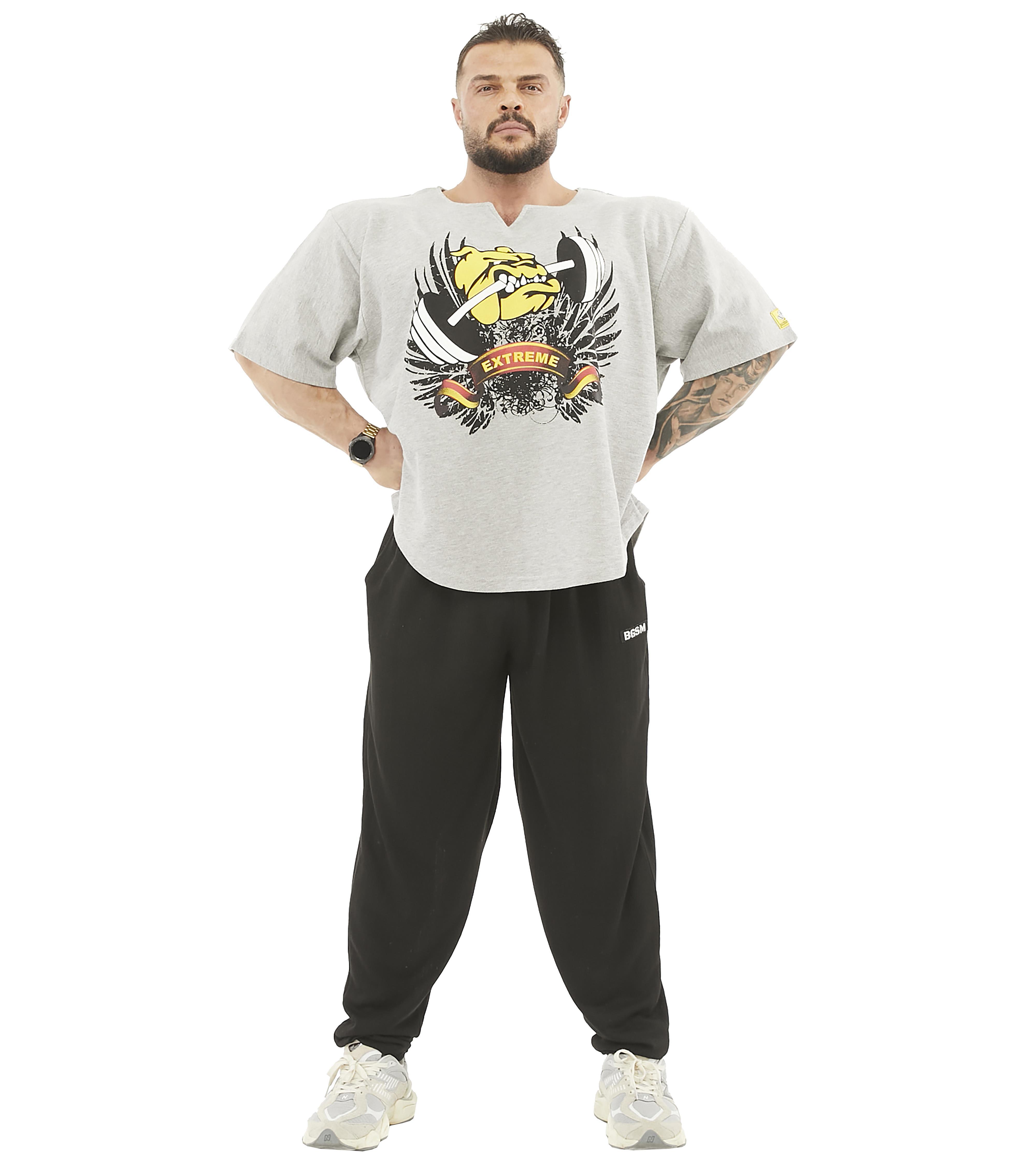 Oversize Antrenman Tişörtü Kalın Cardio Rag Top Big Sam 3208