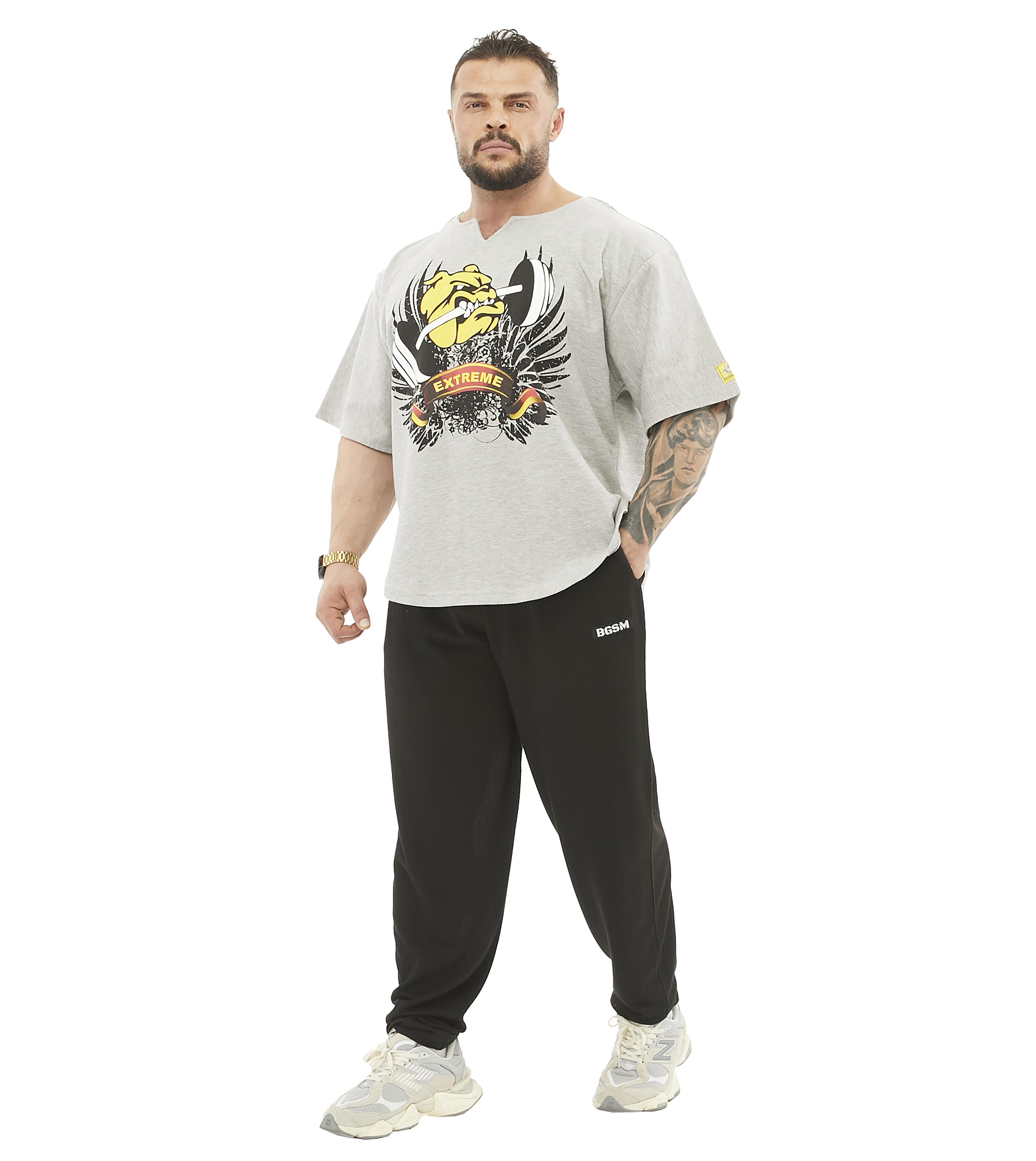 Oversize Antrenman Tişörtü Kalın Cardio Rag Top Big Sam 3208