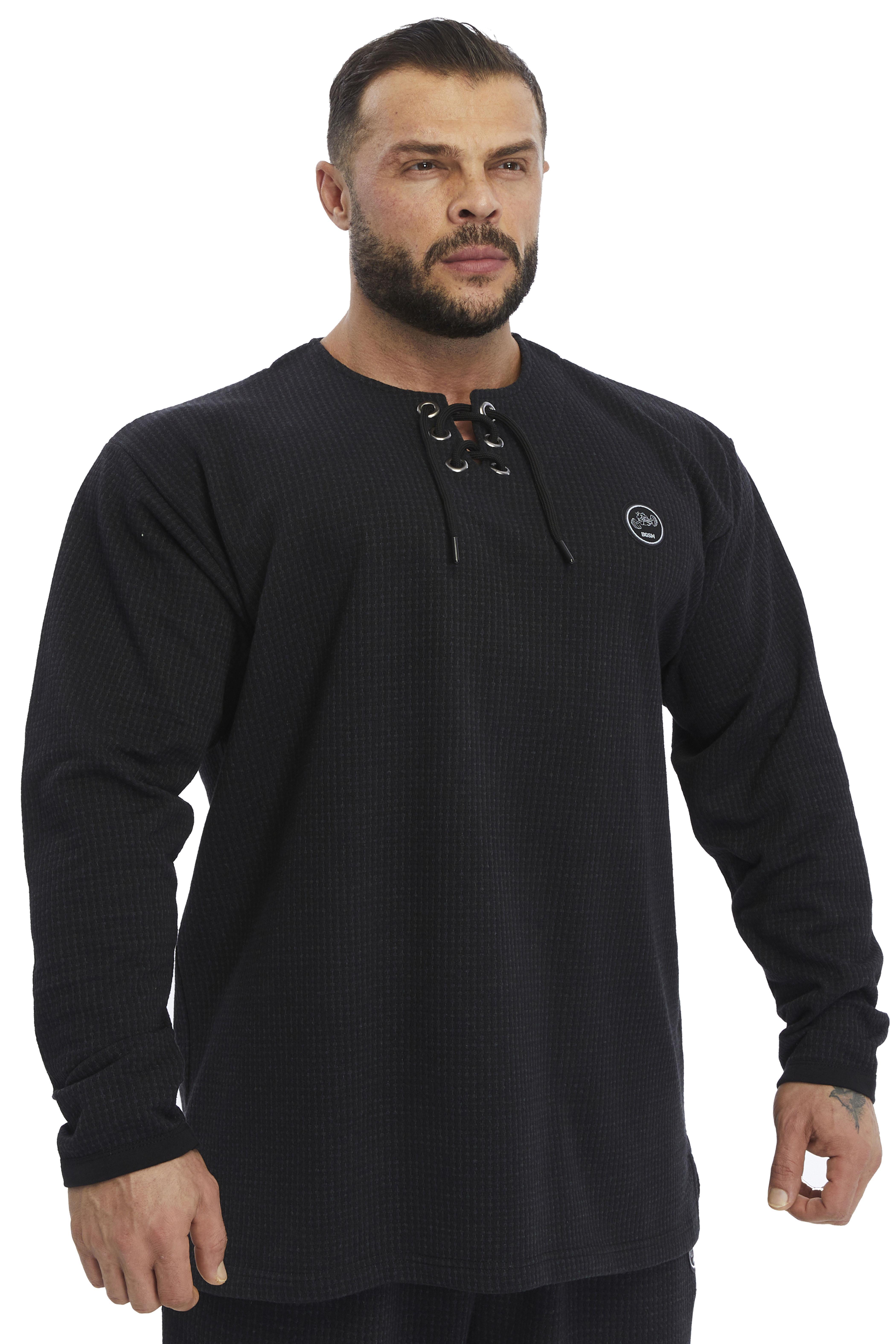 Oversize Bağcıklı Kışlık Sweatshirt BGSM 4741