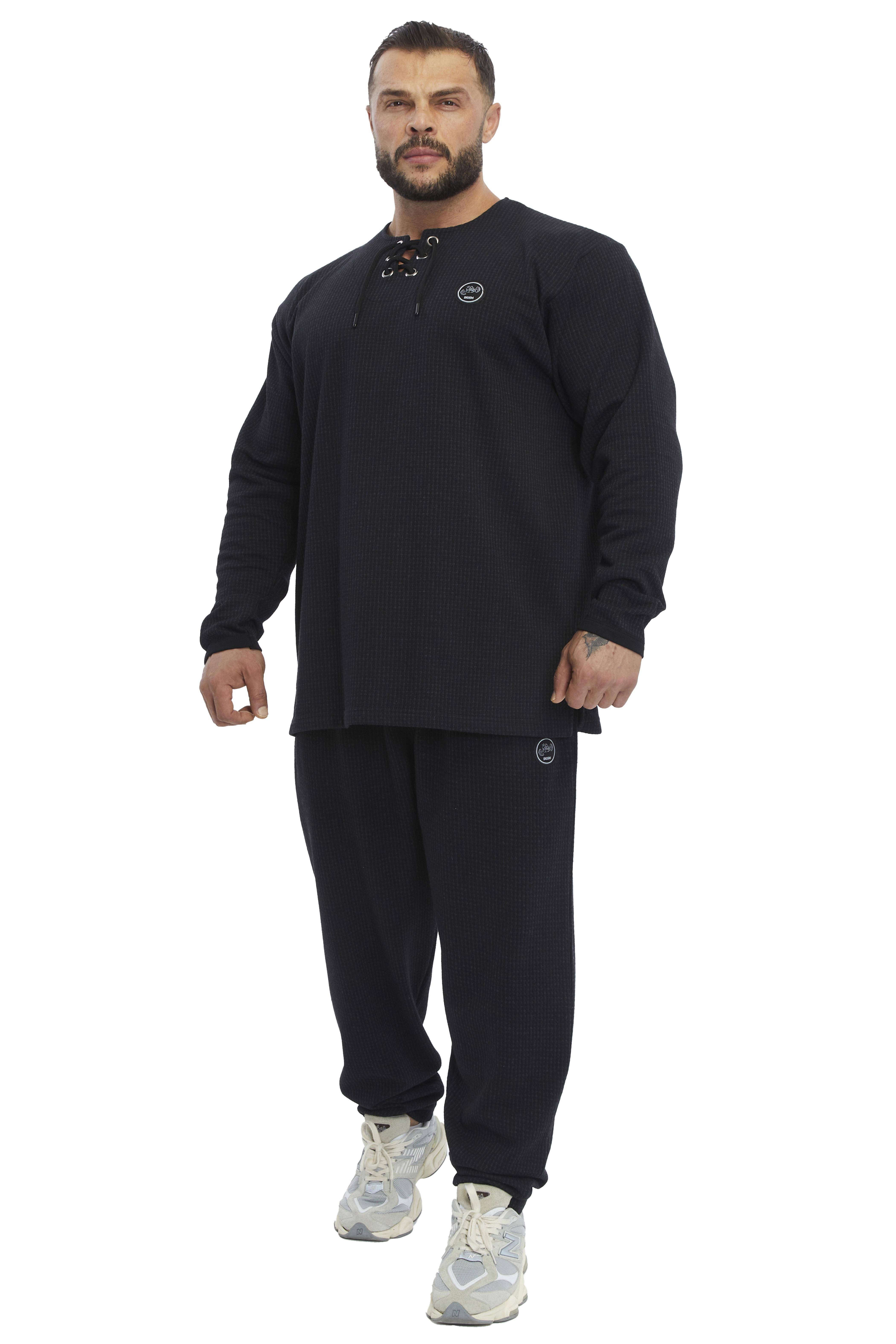 Oversize Bağcıklı Kışlık Sweatshirt BGSM 4741