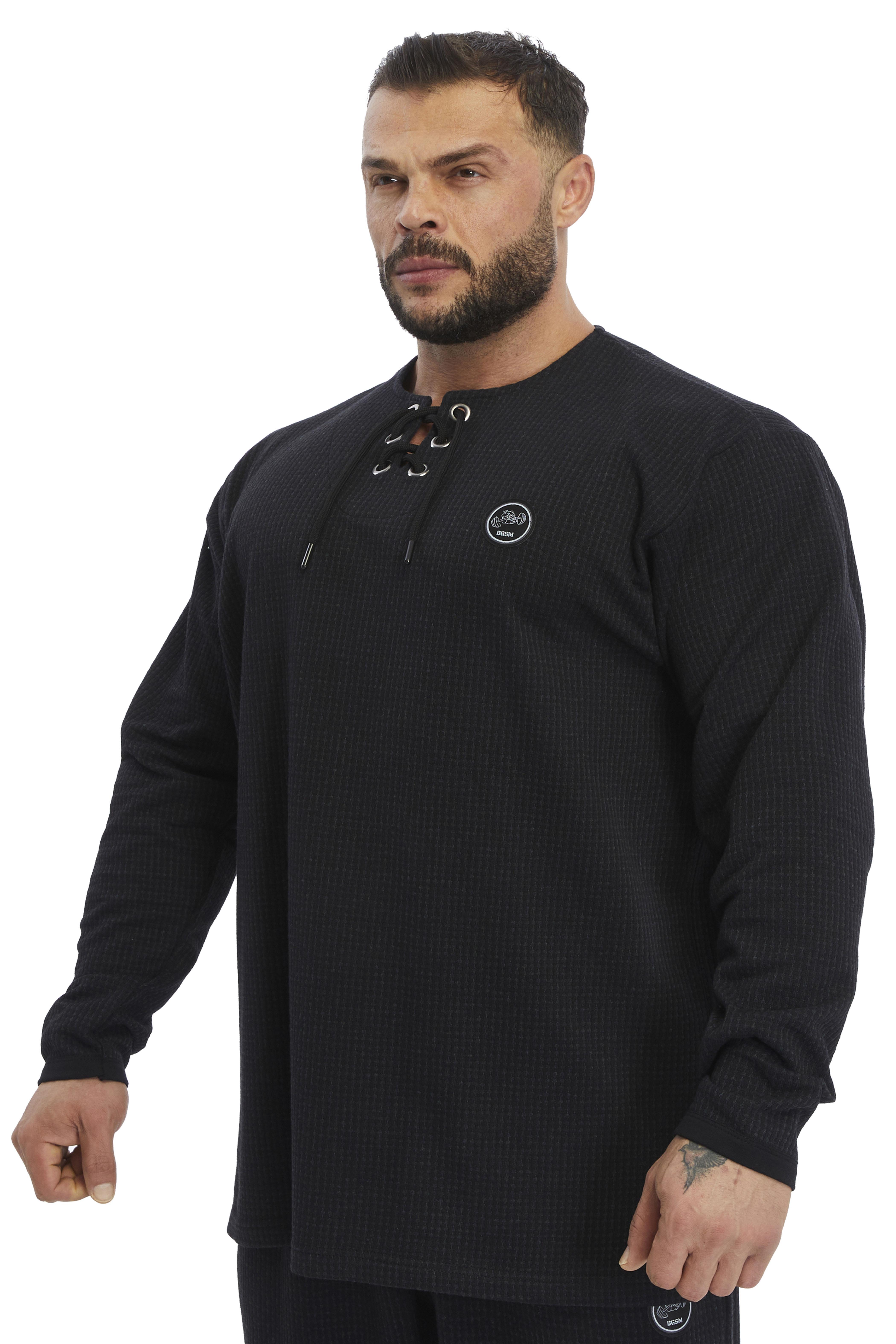 Oversize Bağcıklı Kışlık Sweatshirt BGSM 4741