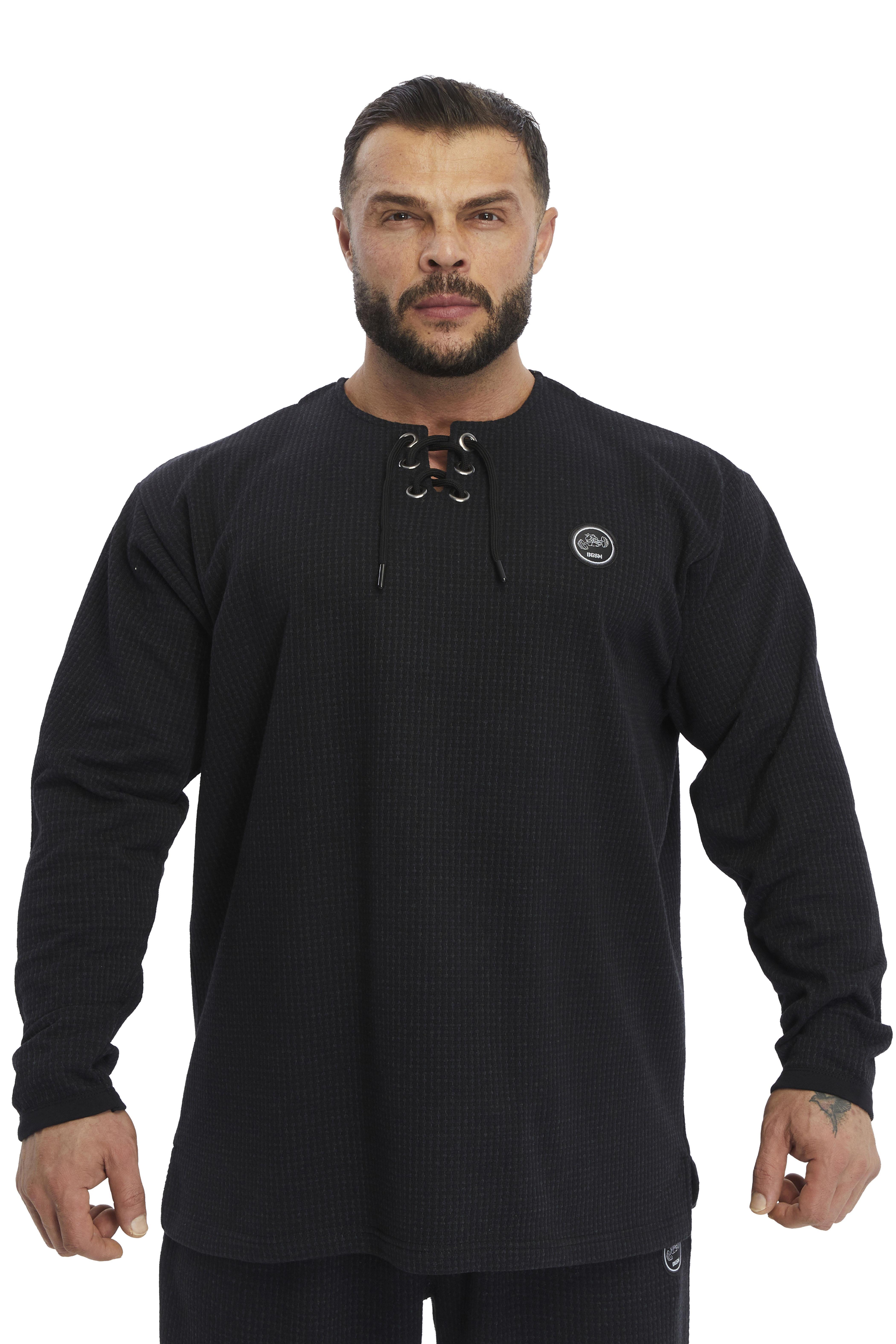 Oversize Bağcıklı Kışlık Sweatshirt BGSM 4741
