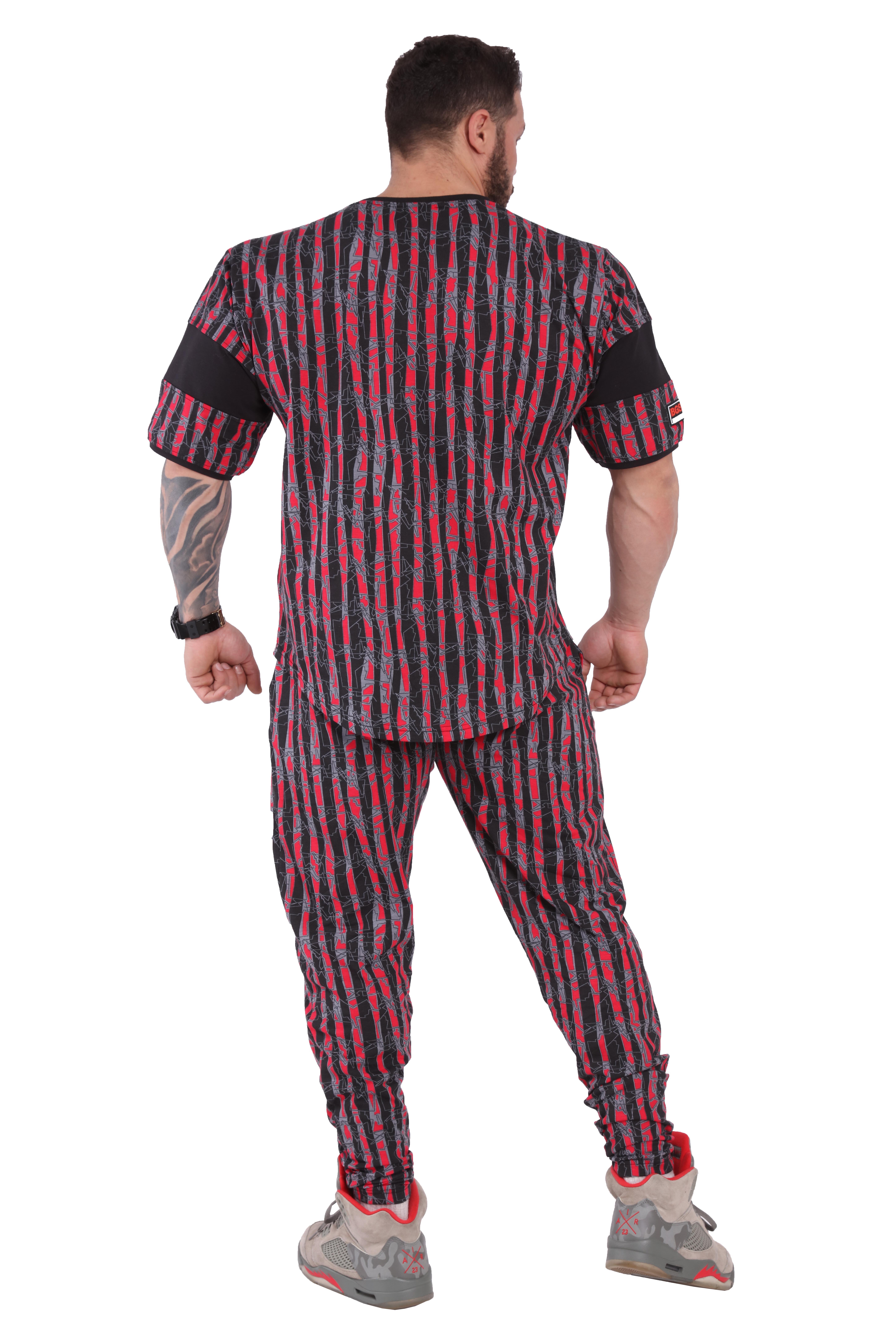 Oversize Bodybuilding Gym Rag Top T-shirt Big Sam 3292