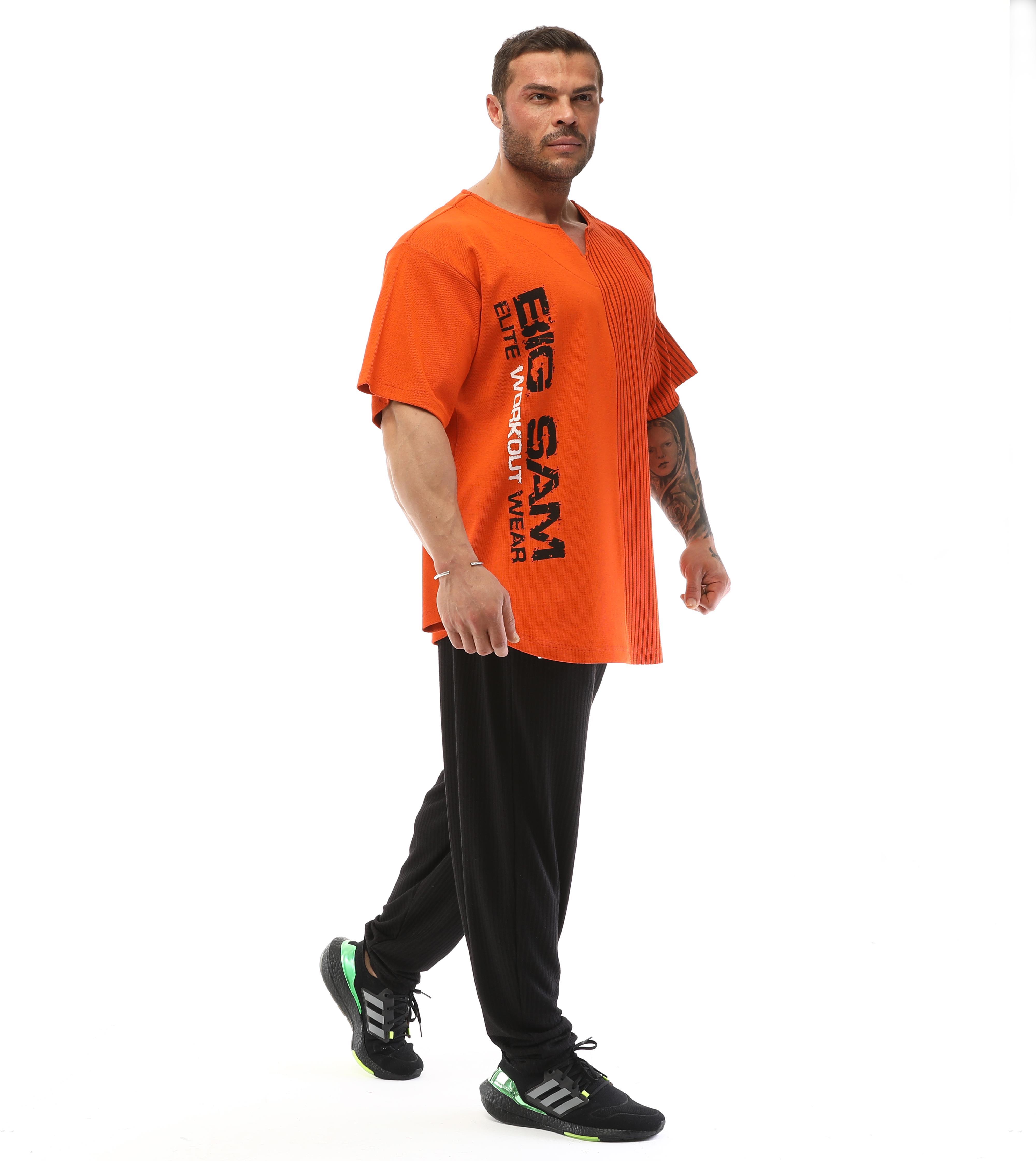 Oversize Bodybuilding Rag Top T-shirt Big Sam 3263