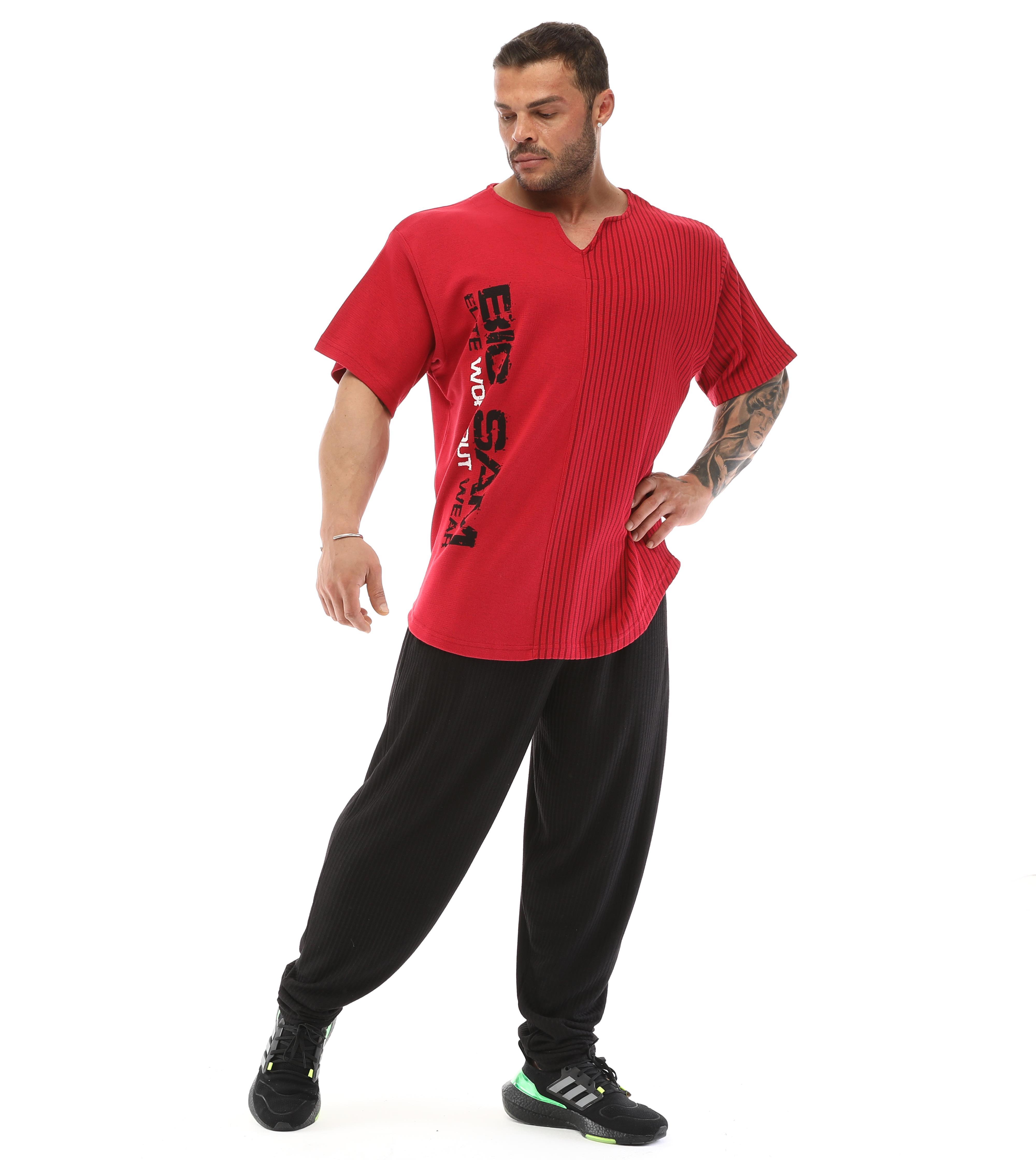Oversize Bodybuilding Rag Top T-shirt Big Sam 3248