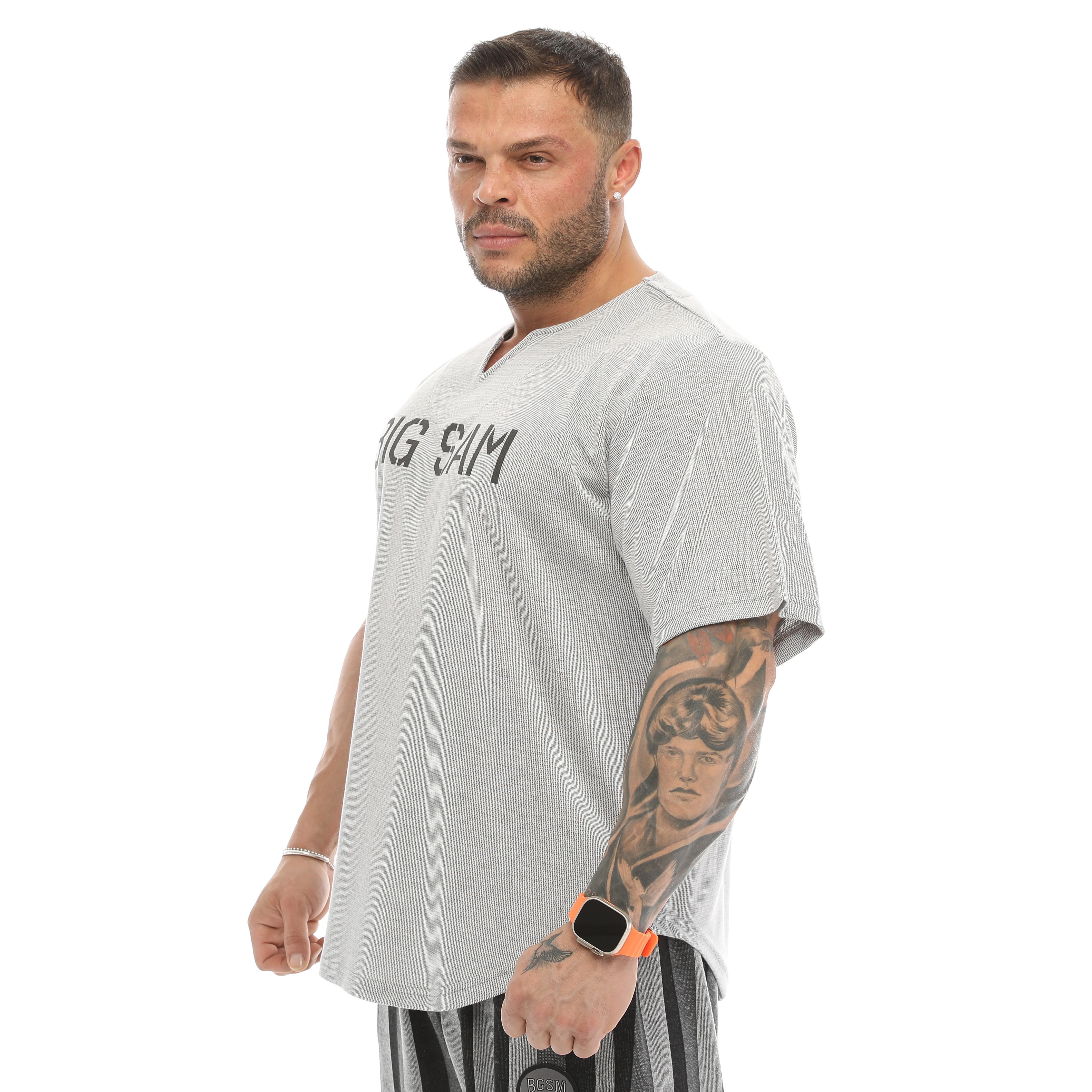 Oversize Bodybuilding Rag Top T-shirt Big Sam 3332