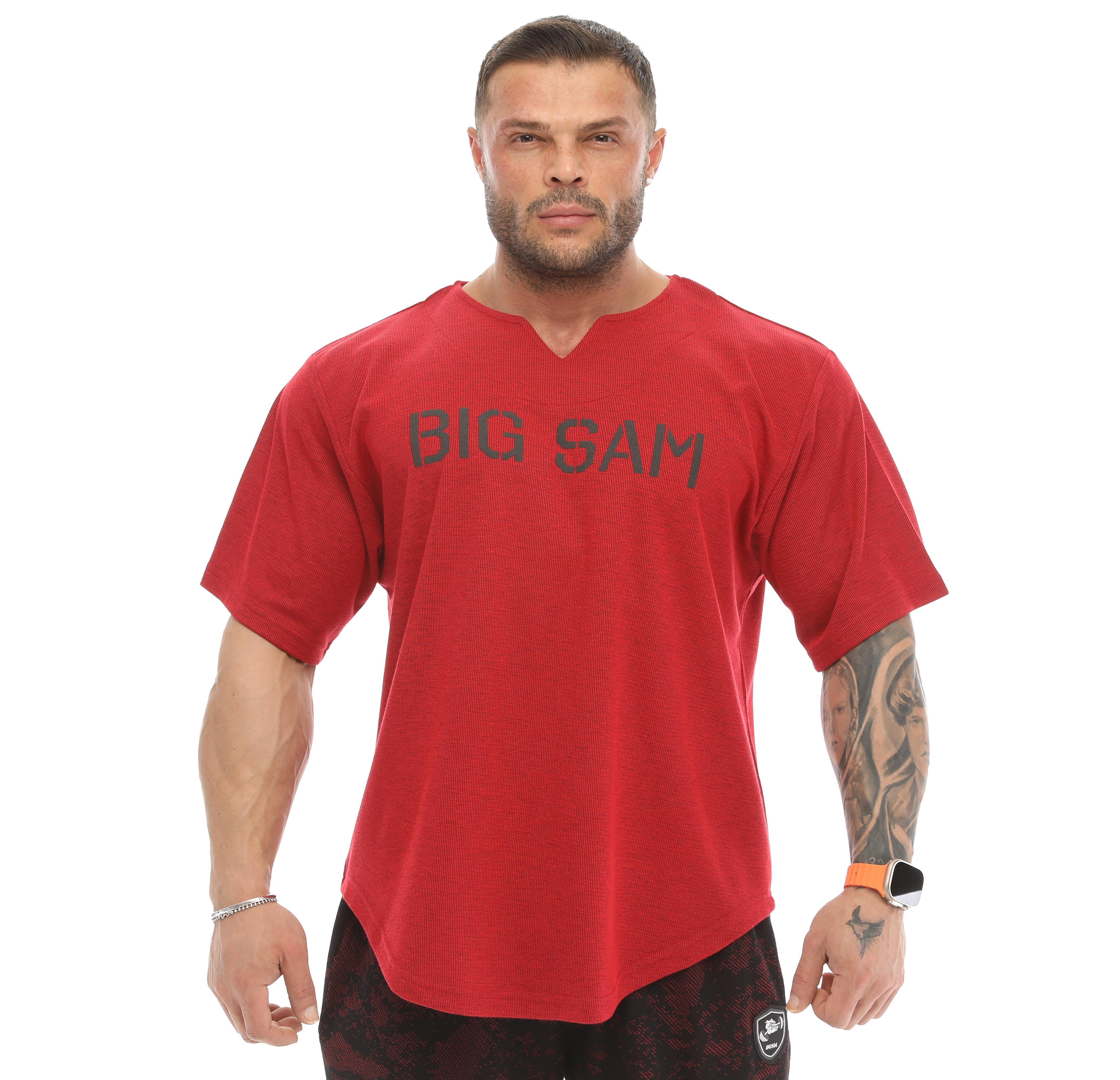 Oversize Bodybuilding Rag Top T-shirt Big Sam 3332
