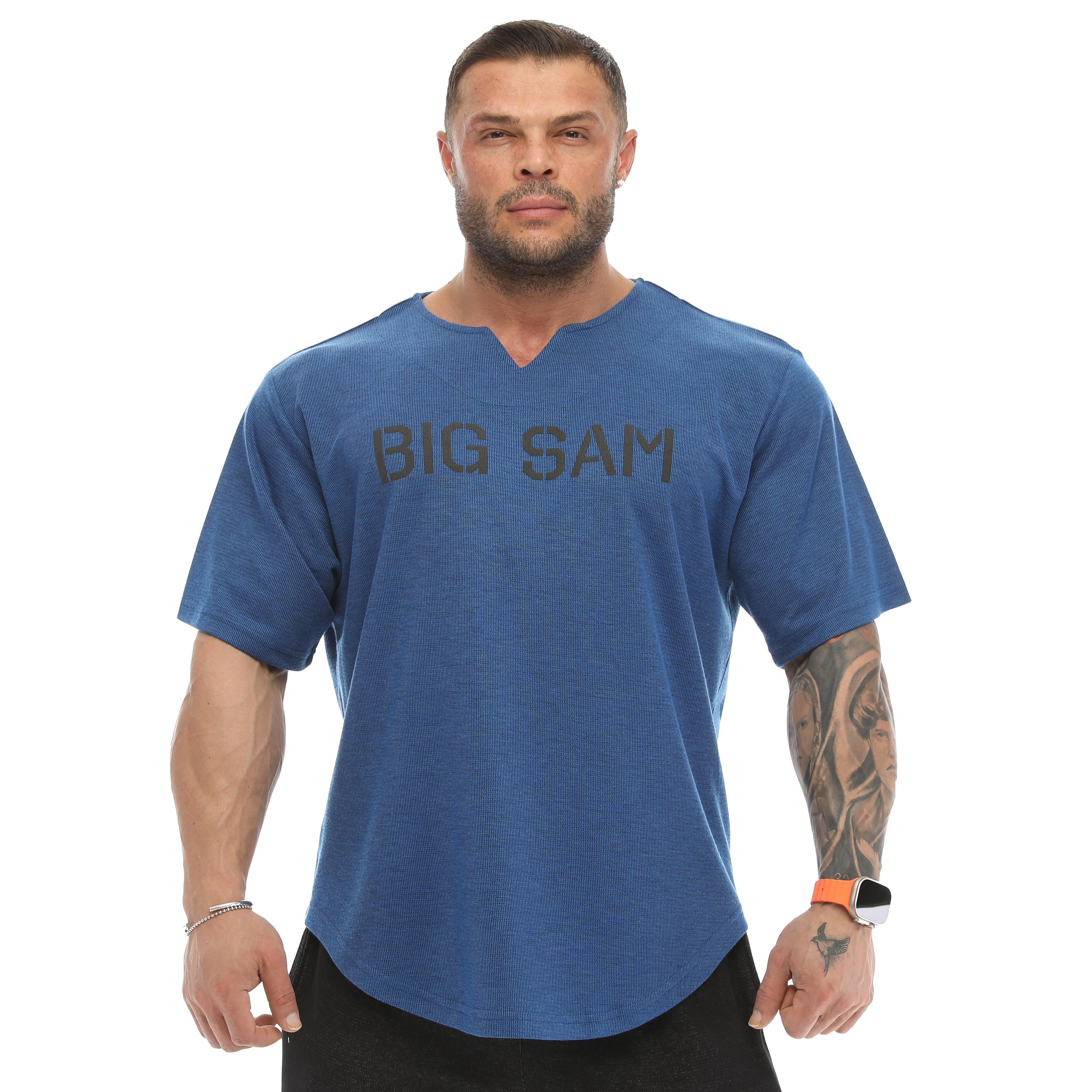 Oversize Bodybuilding Rag Top T-shirt Big Sam 3332