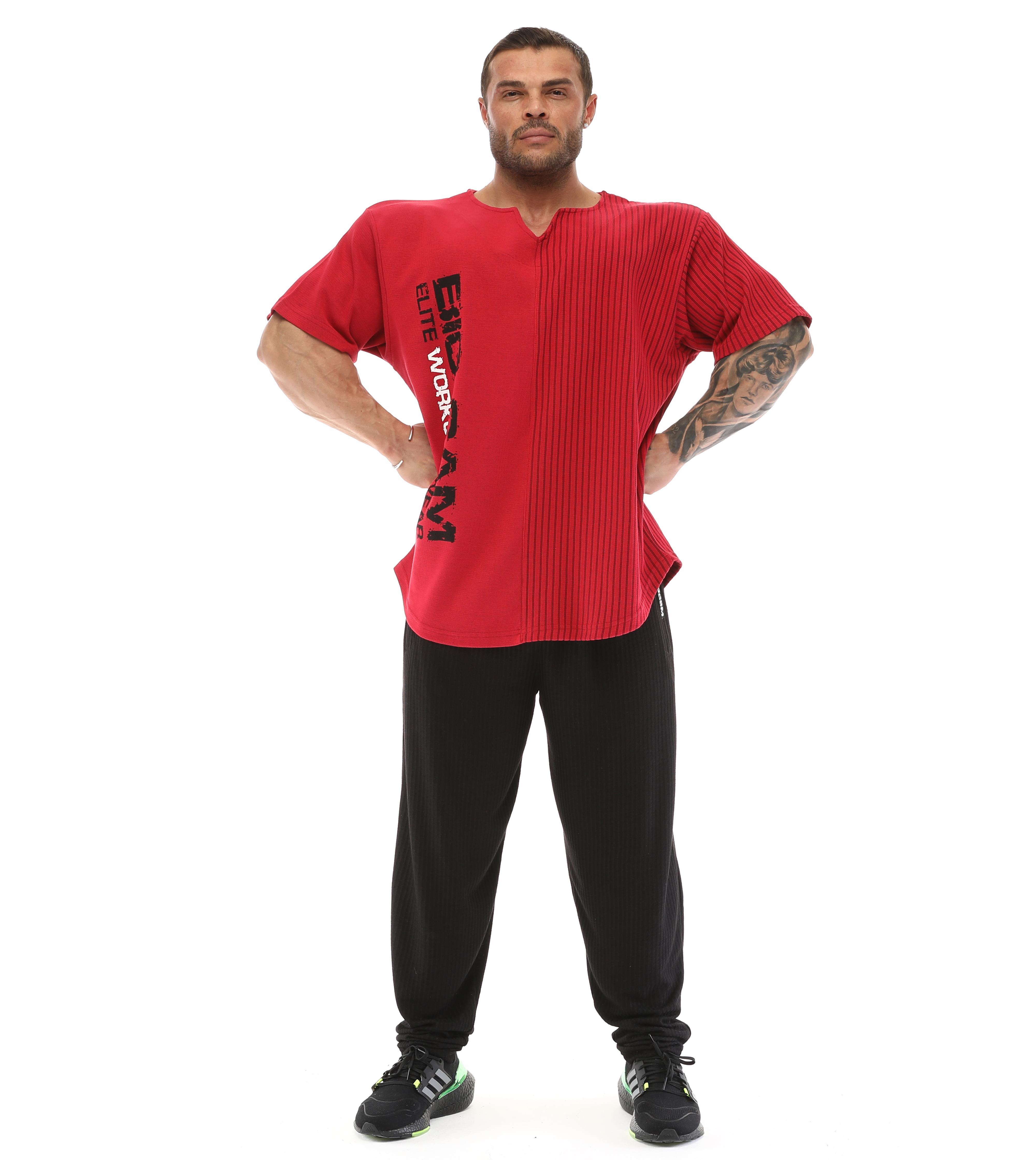 Oversize Bodybuilding Rag Top T-shirt Big Sam 3248