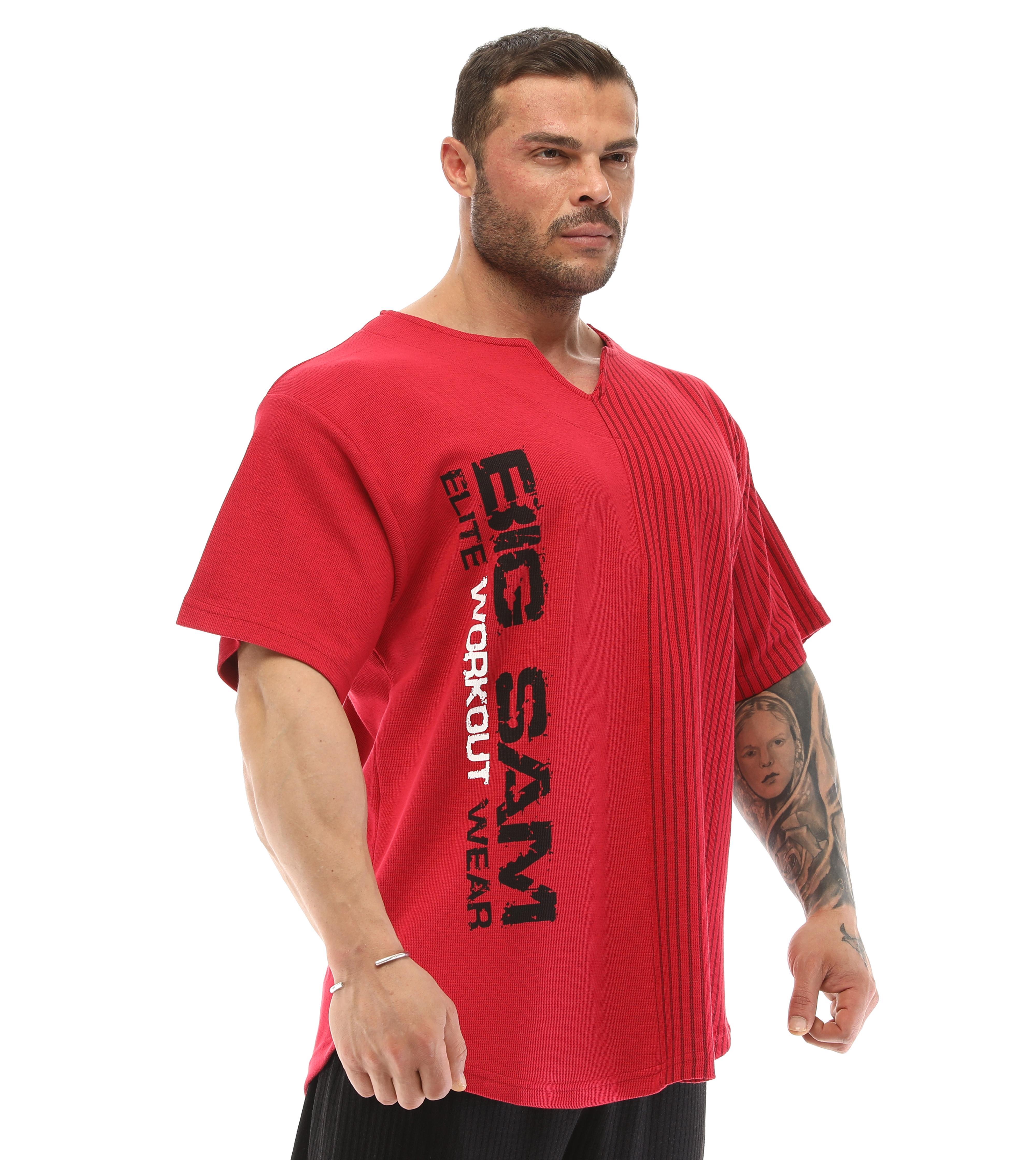 Oversize Bodybuilding Rag Top T-shirt Big Sam 3248