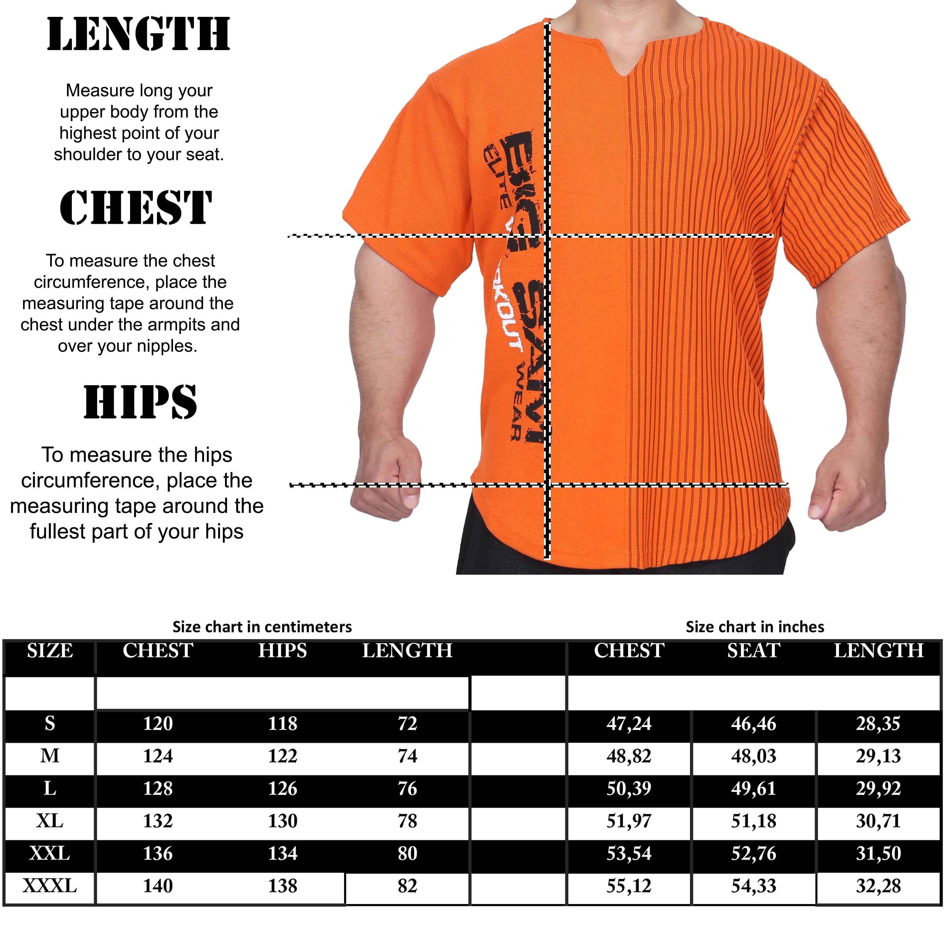 Oversize Bodybuilding Rag Top T-shirt Big Sam 3263