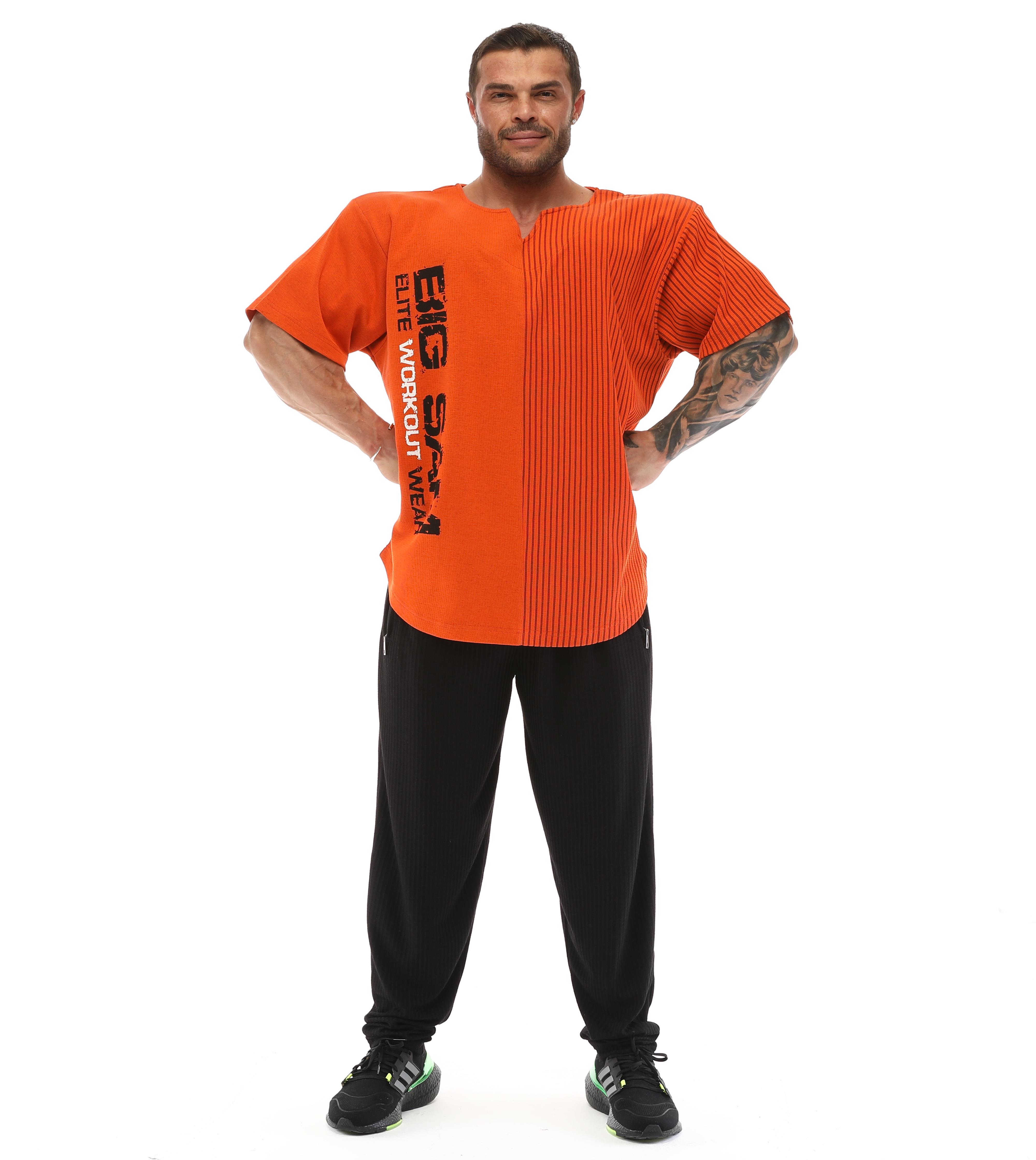 Oversize Bodybuilding Rag Top T-shirt Big Sam 3263