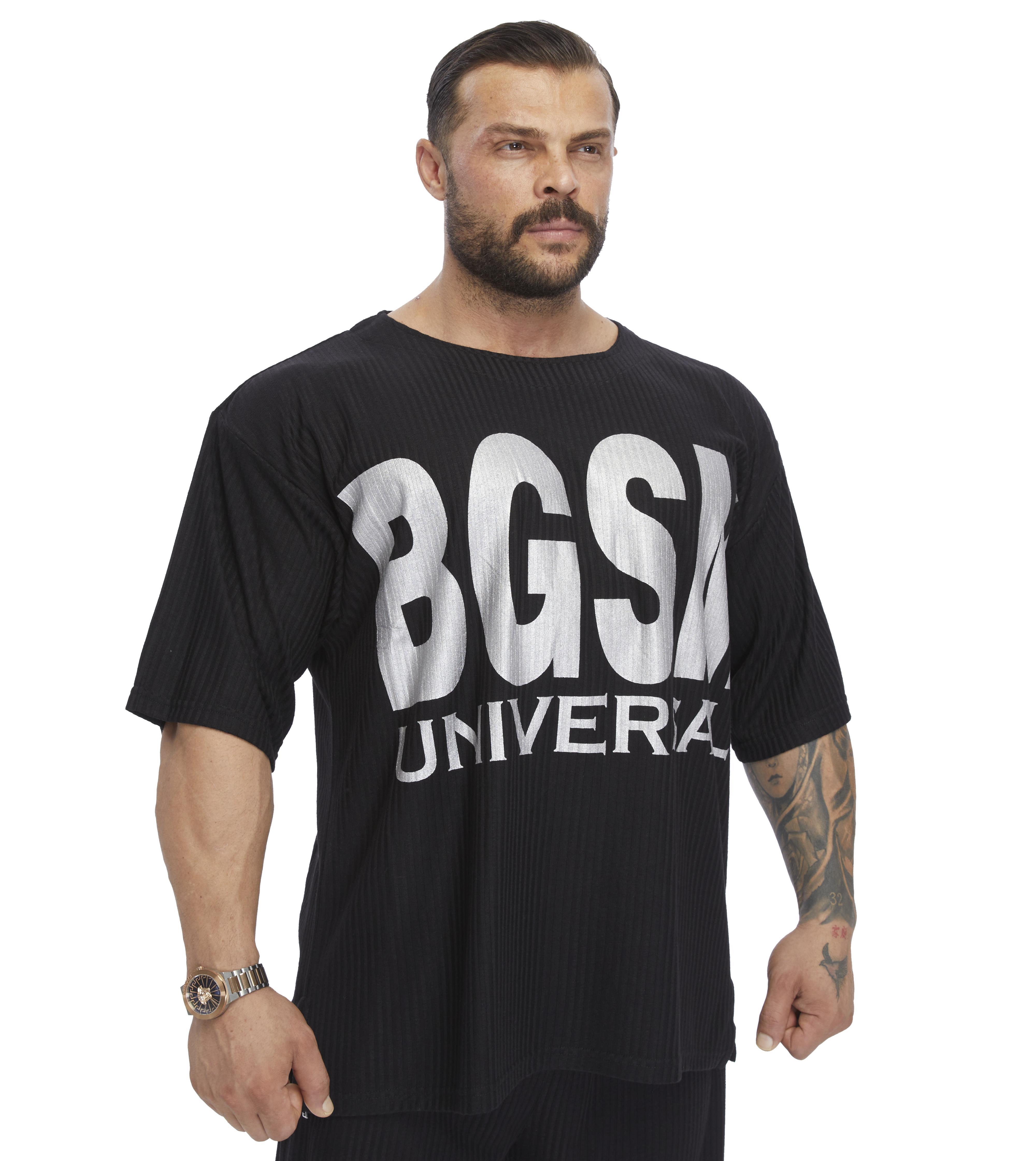 Oversize Erkek Antrenman Günlük T-shirt Siyah Big Sam 3273