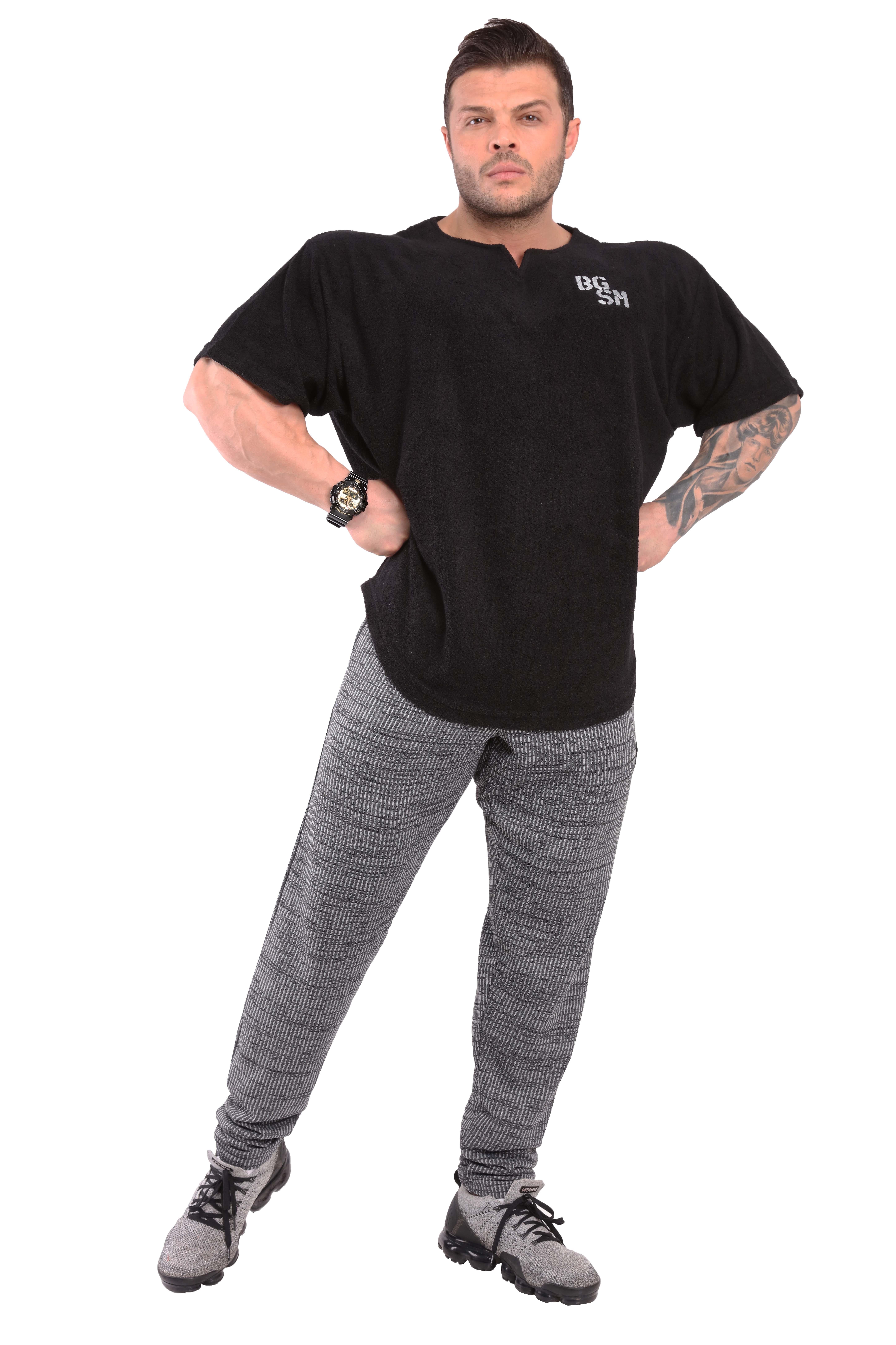 Oversize Erkek T-shirt Havlu Antrenman Üstü Big Sam 3293