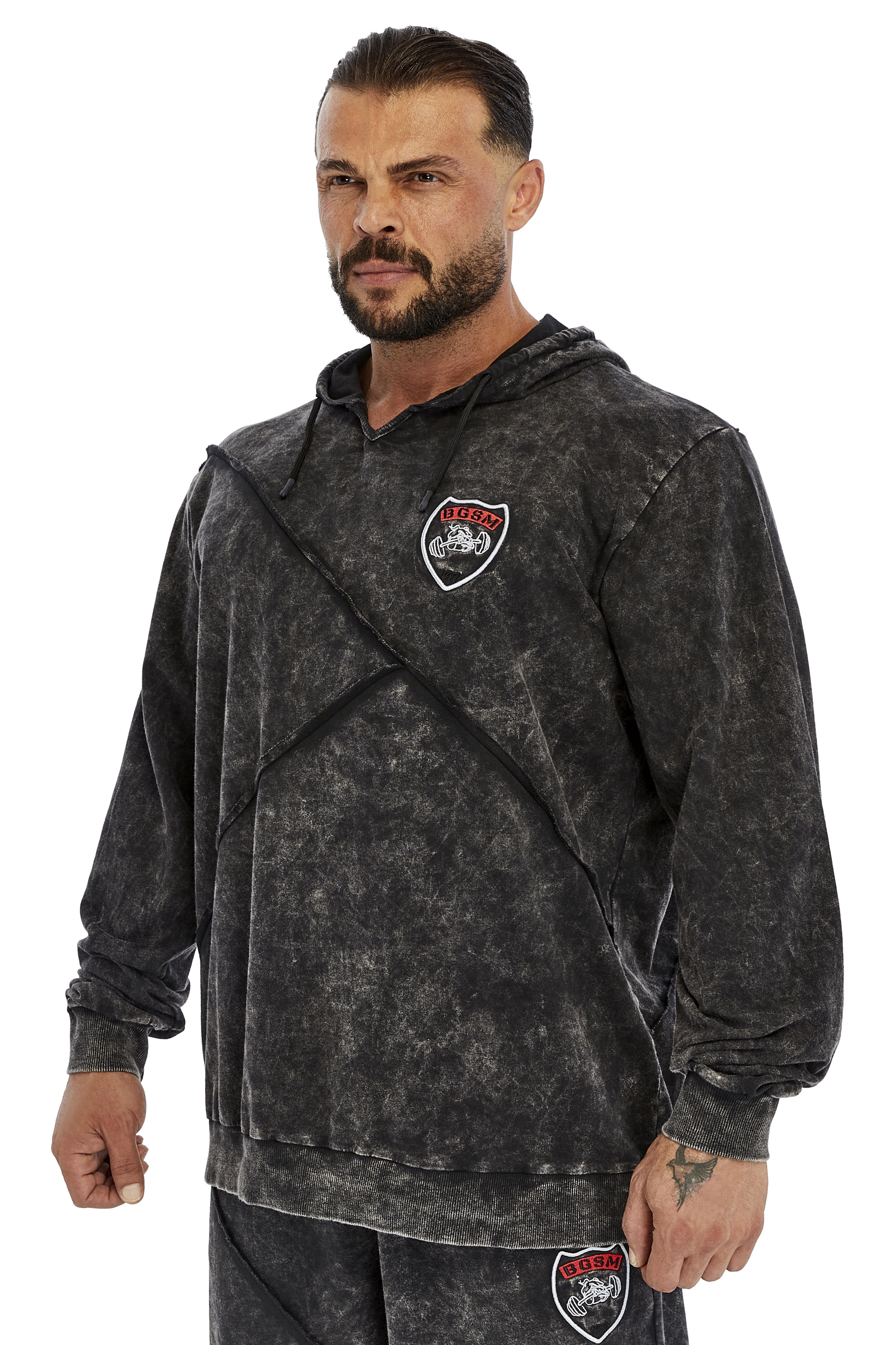 Oversize Eskitme Kapşonlu Sweatshirt BGSM 4745