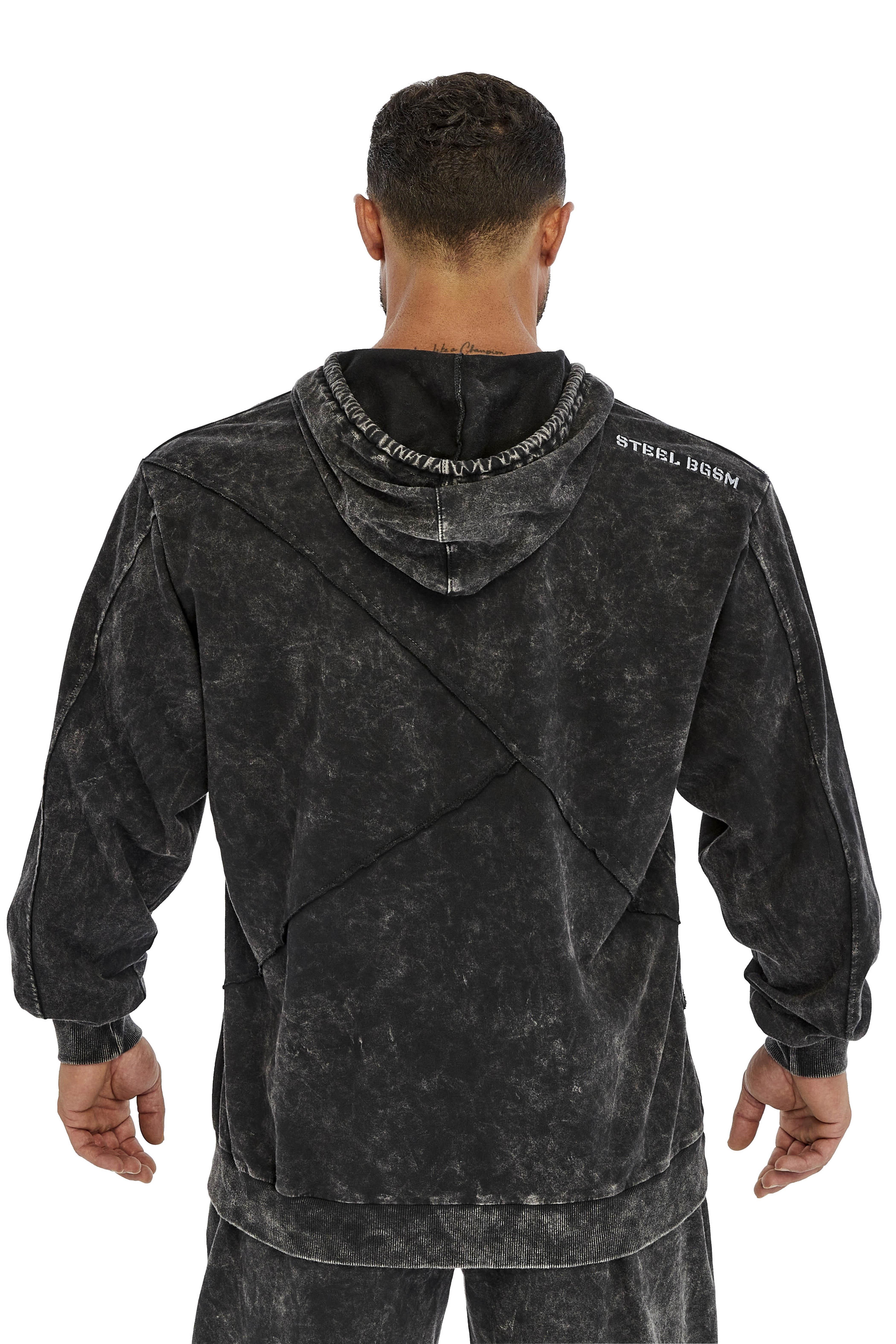 Oversize Eskitme Kapşonlu Sweatshirt BGSM 4745