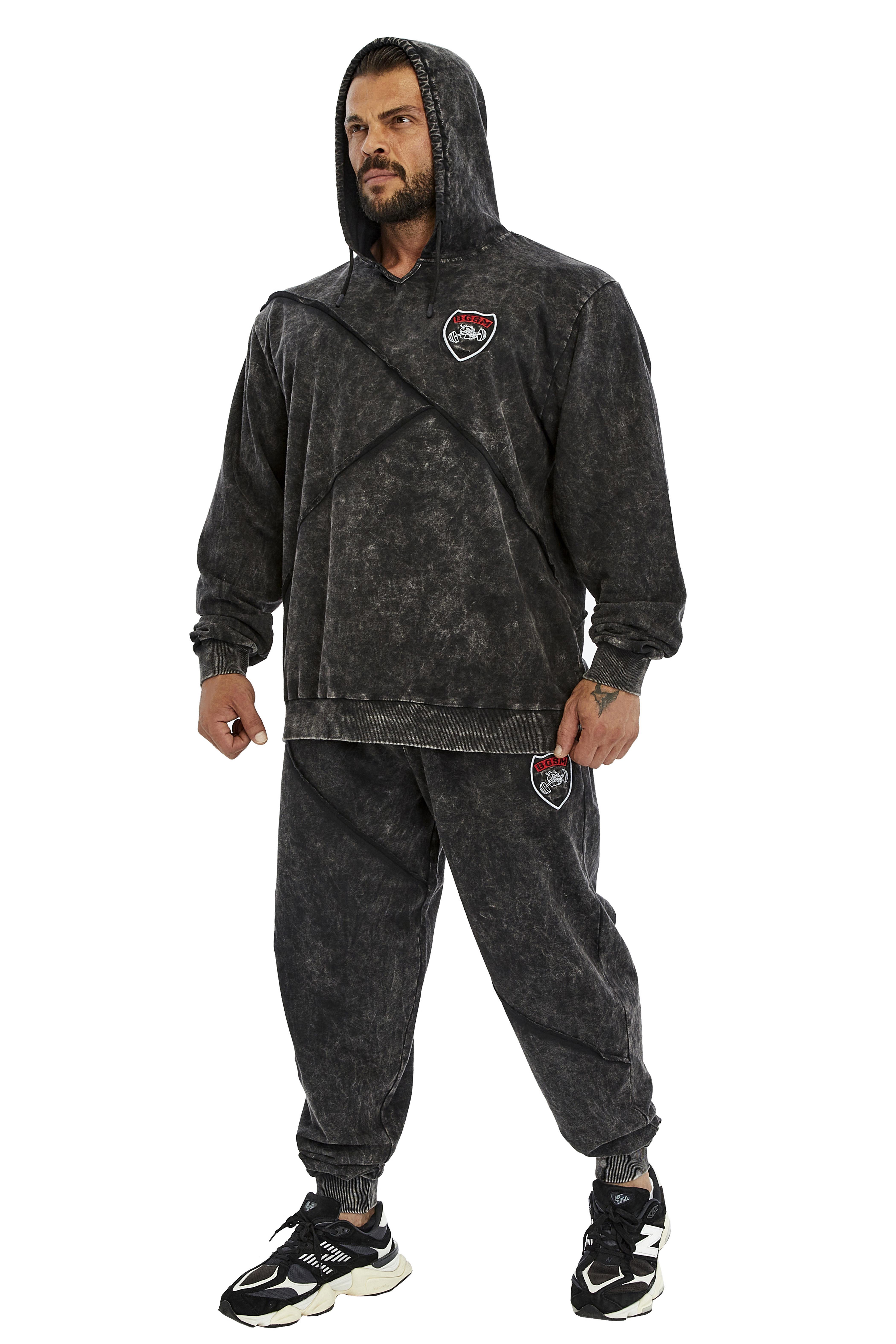 Oversize Eskitme Kapşonlu Sweatshirt BGSM 4745