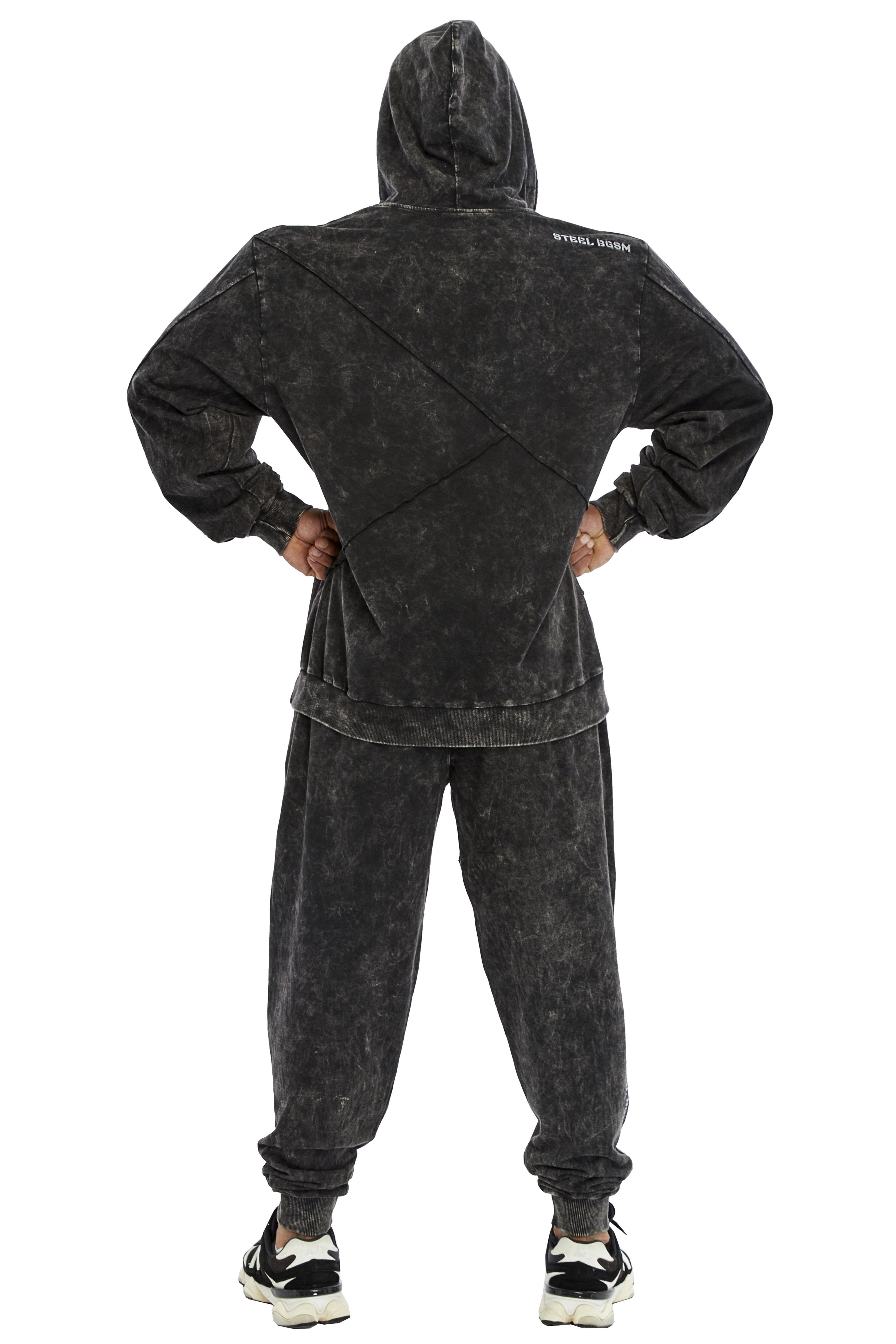 Oversize Eskitme Kapşonlu Sweatshirt BGSM 4745