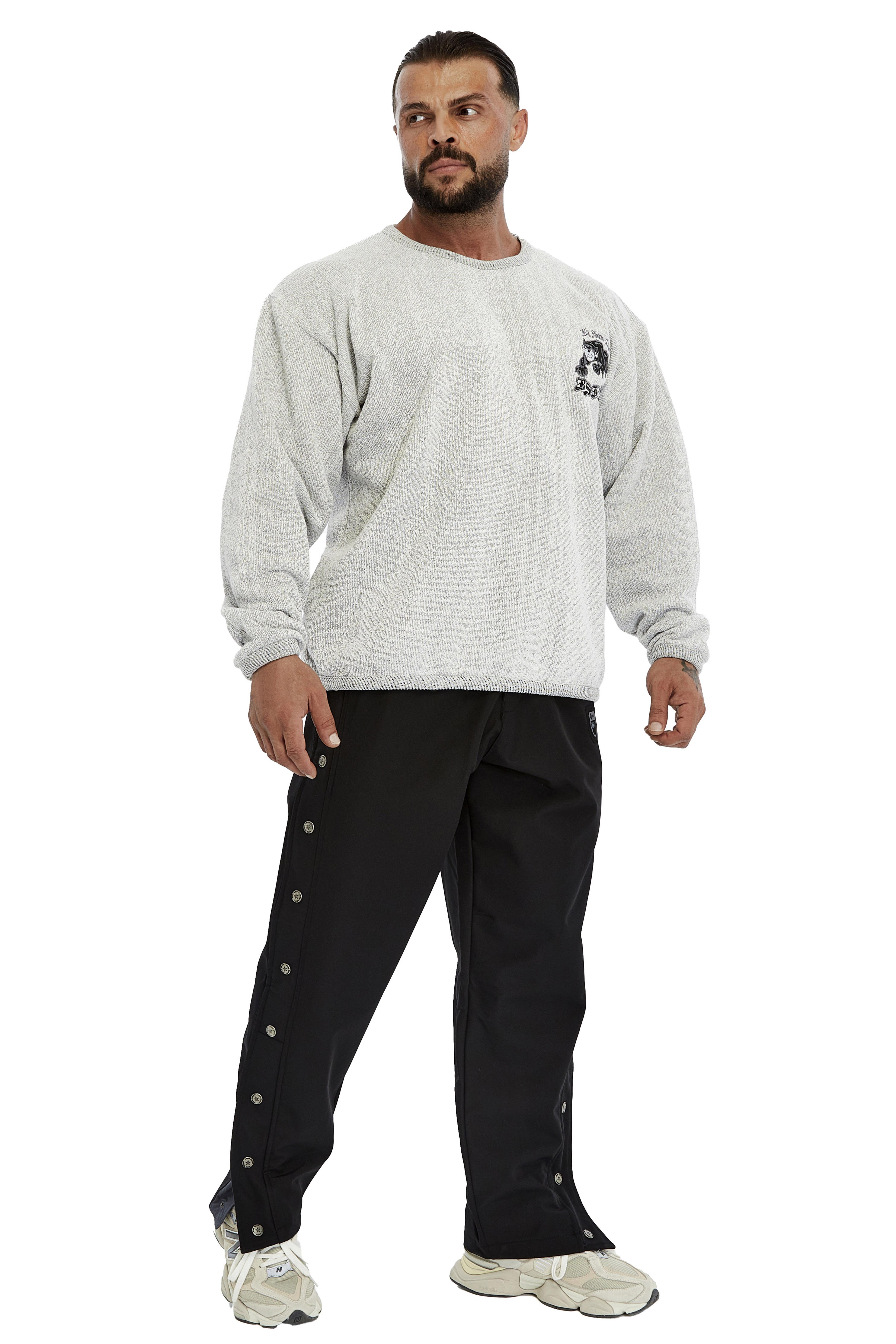 Oversize Havlu Kumaş Sweater Kışlık Uzun Kollu 4744