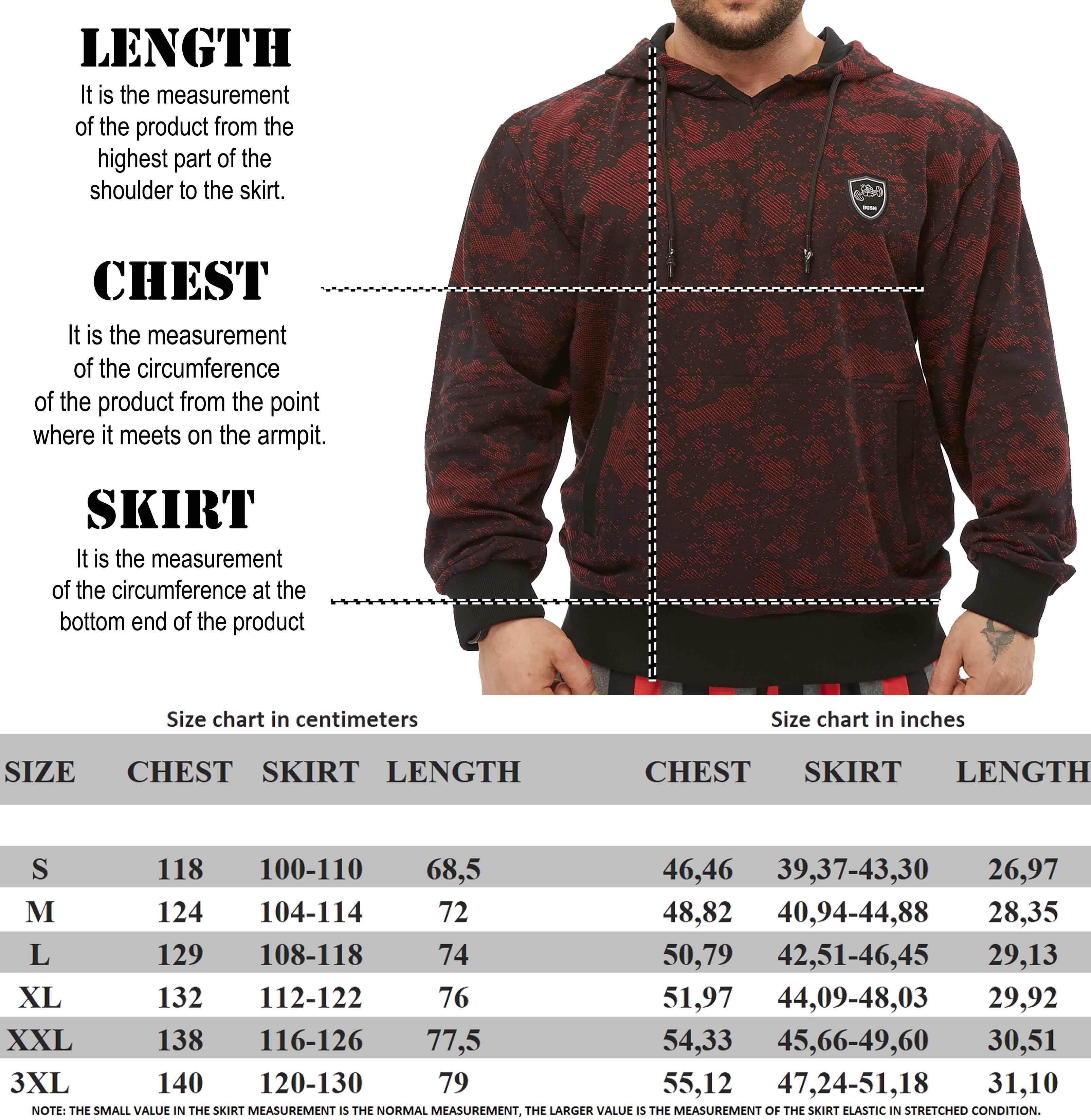 Oversize Kapşonlu Sweater BGSM 4738